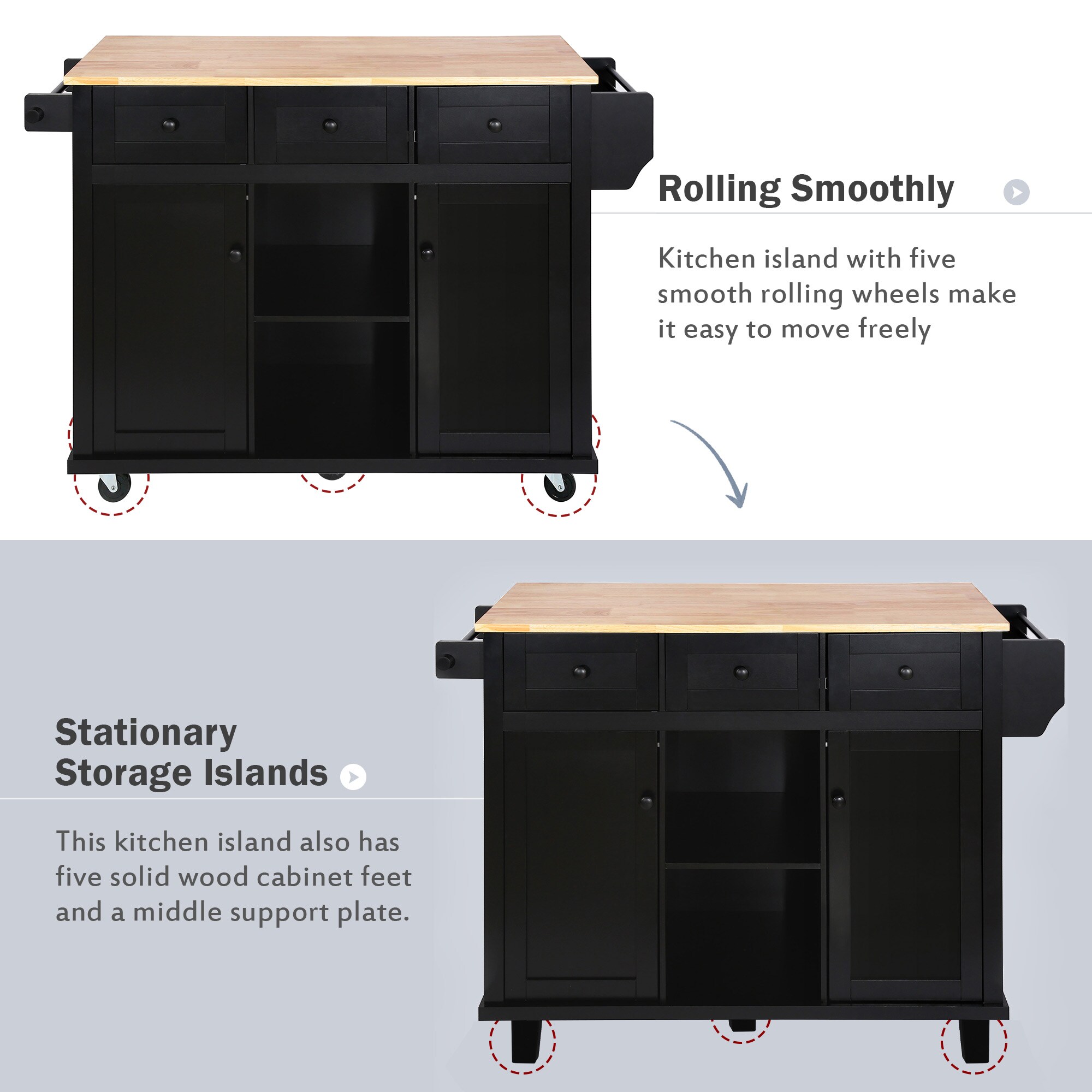 ModernLuxe L-WF298028AAB Kitchen-Furniture - View #7