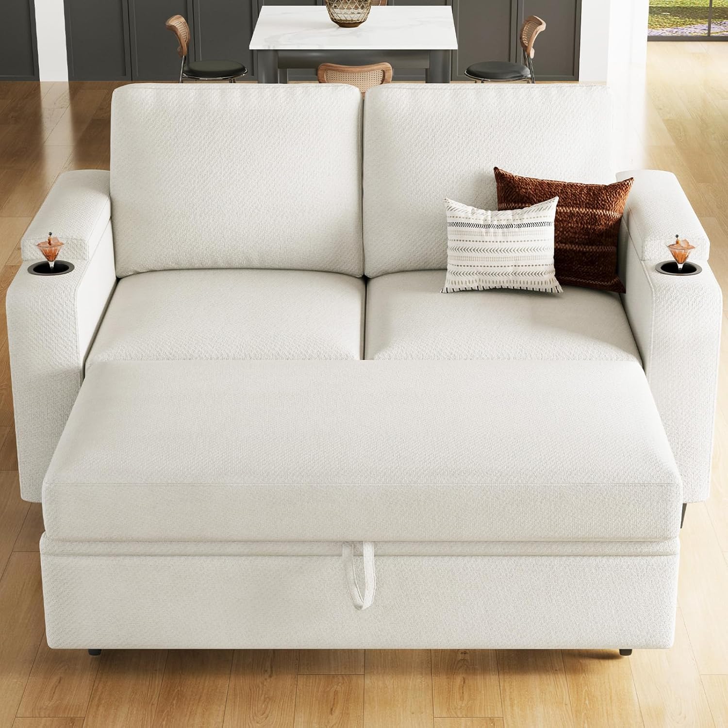Belffin BF098-AG-WHITE futons - View #4