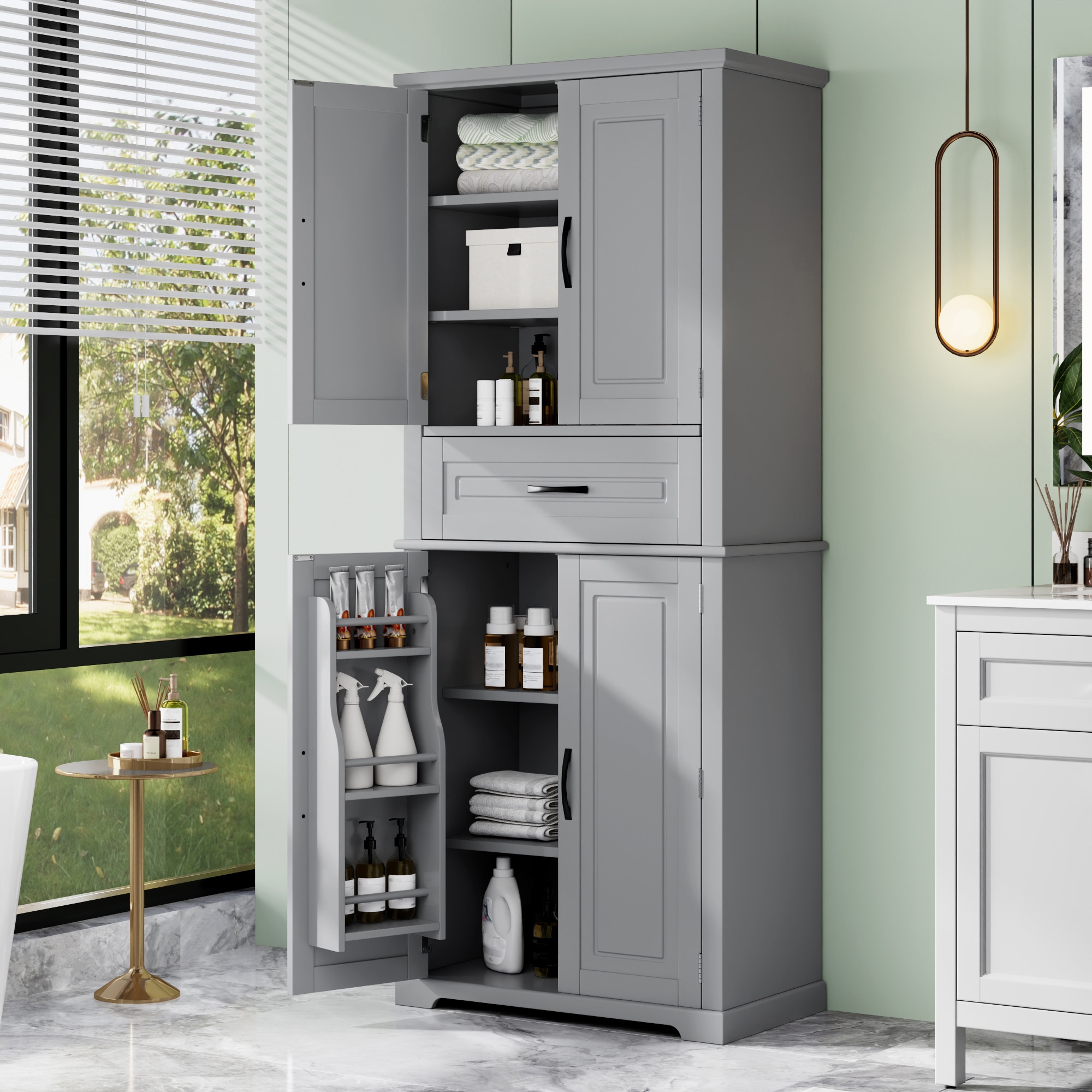 Christopher Knight Home 323911 Linen-Cabinets - View #3