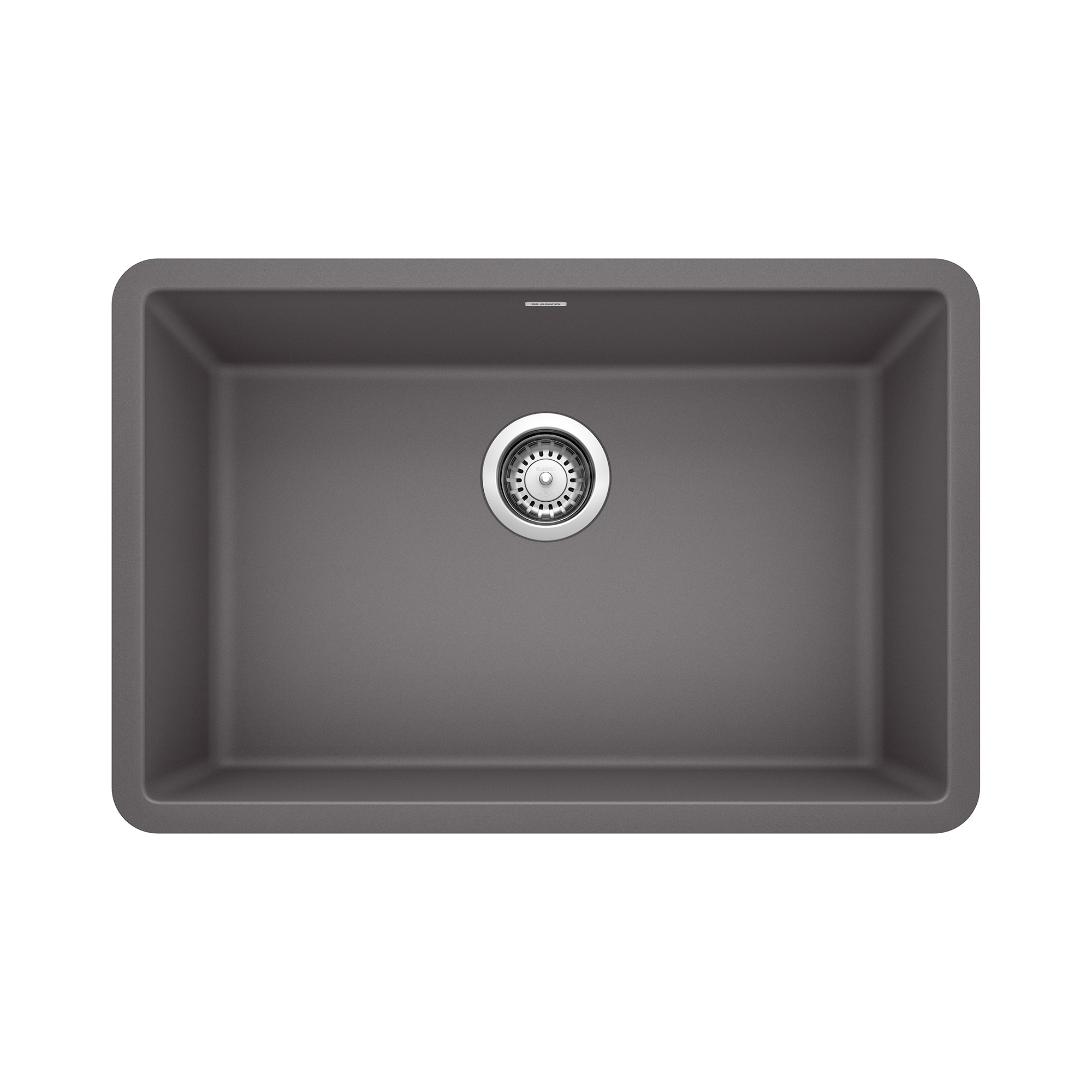 BLANCO 522427 Precis Silgranit Undermount 26.81-in x 17.75-in Granite Single bowl Kitchen Sink