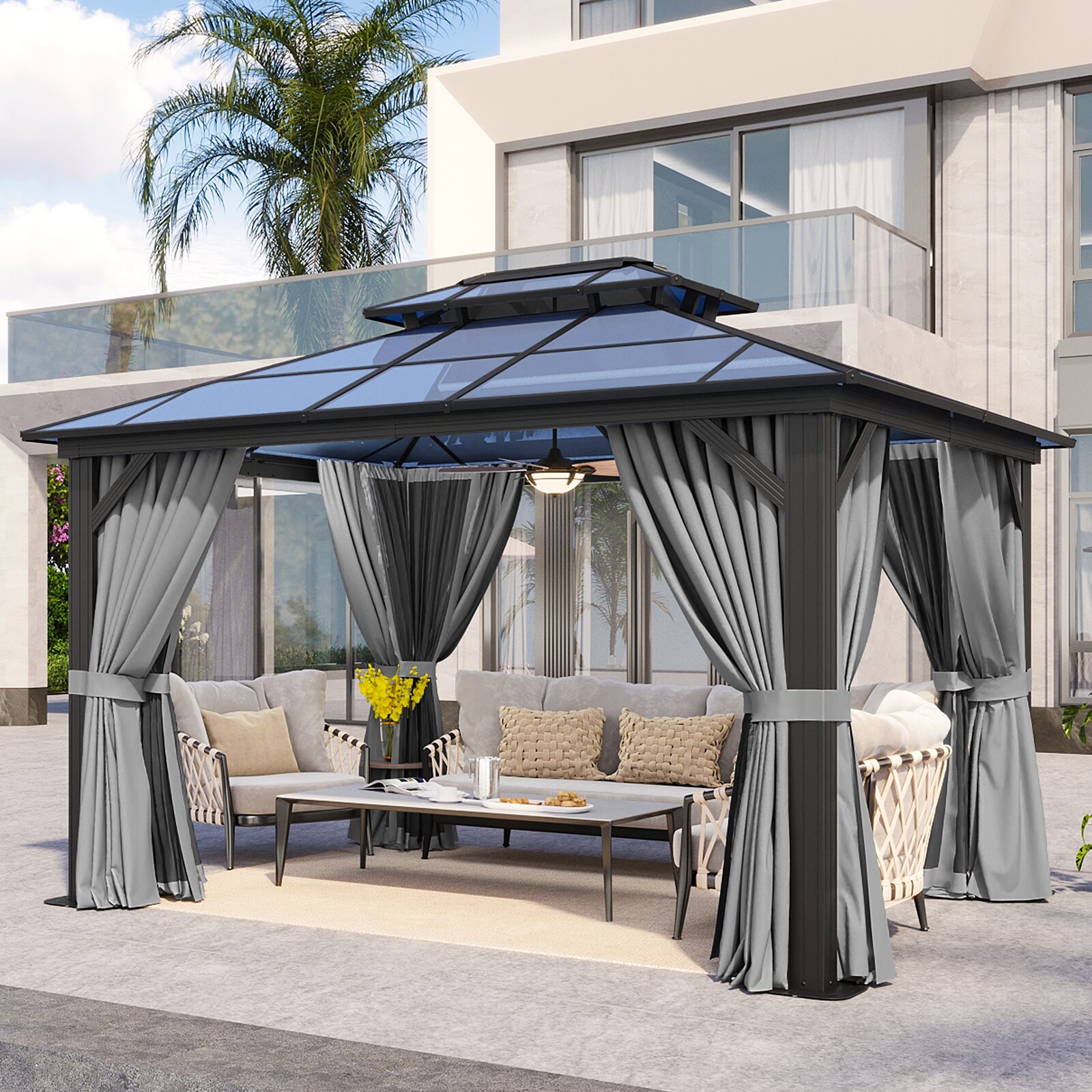 AOXUN AX-410G11 Wood-Resin-Gazebos - View #7