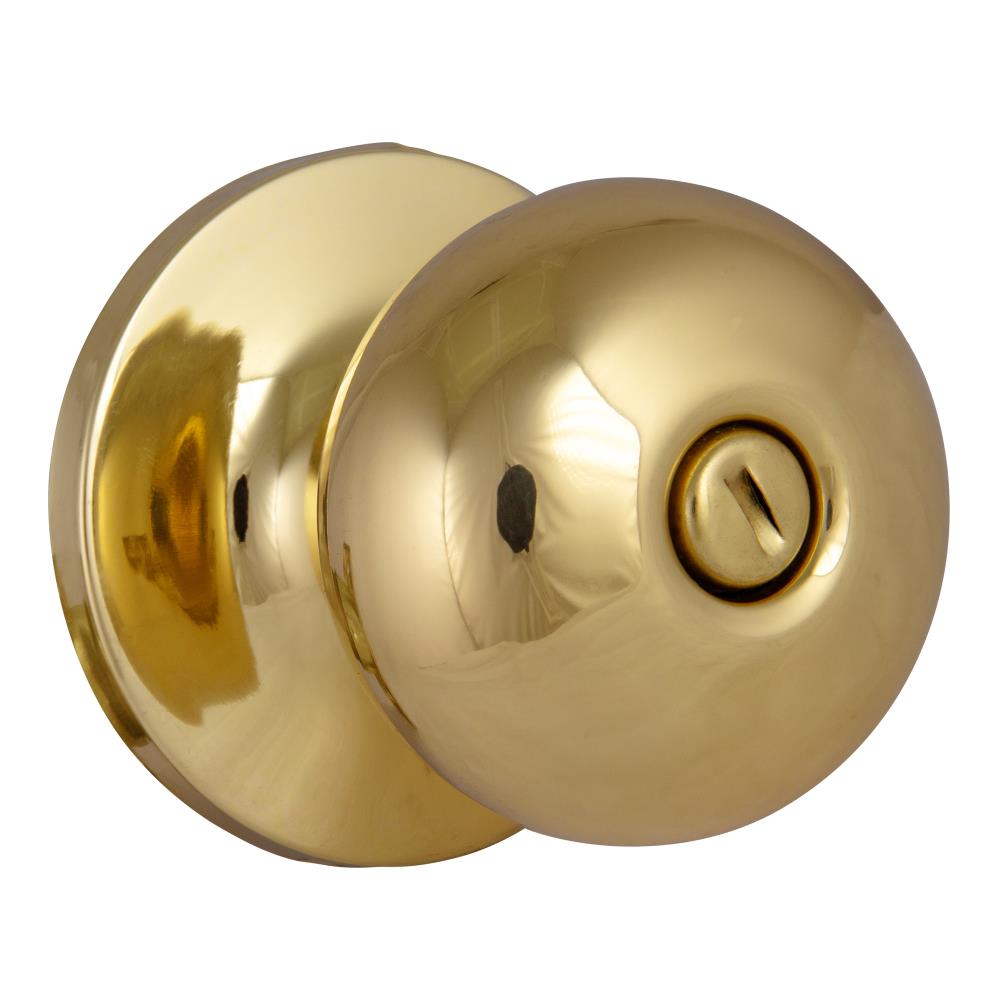 Design House 727230 Canton Polished Brass Interior Bed/Bath Privacy Door Handle