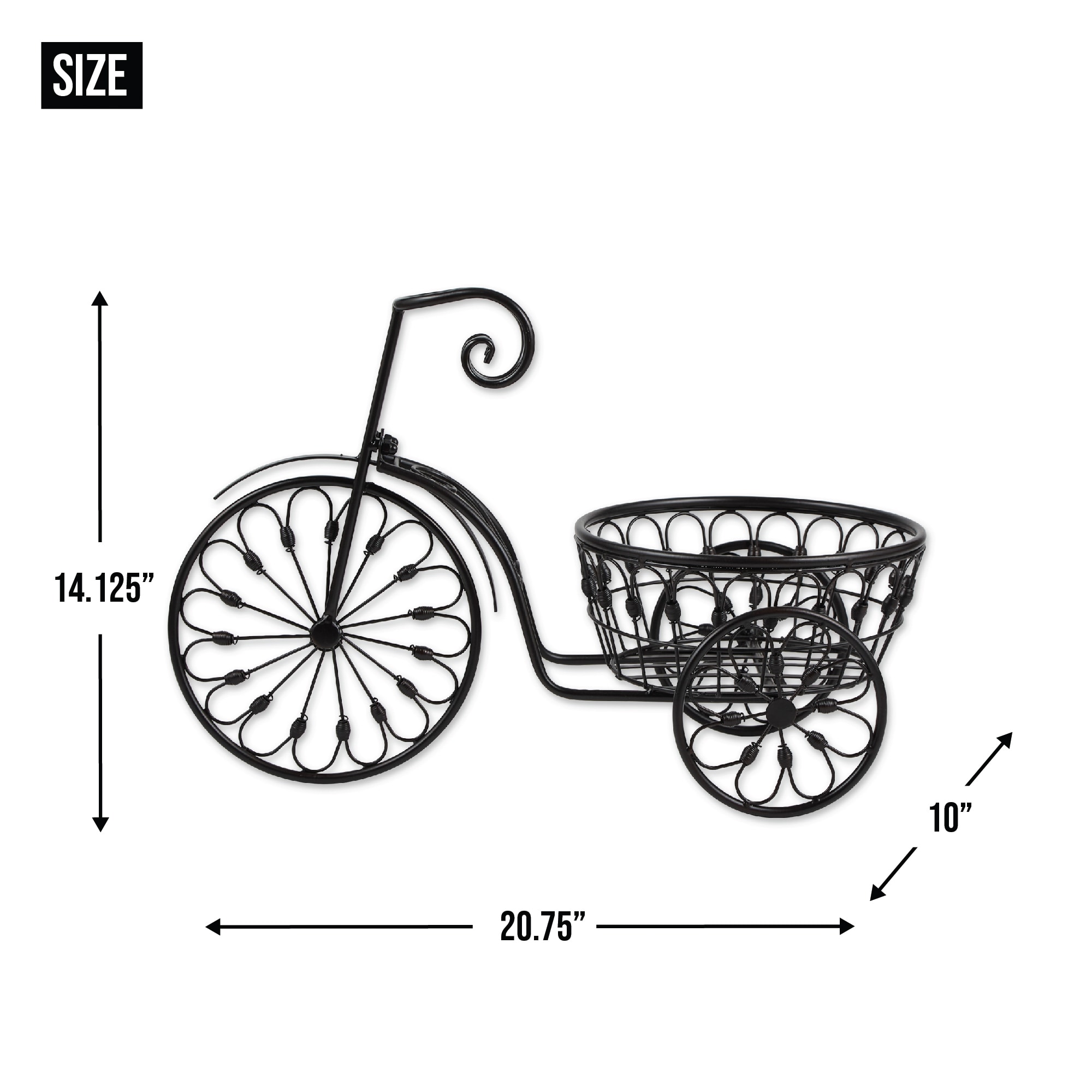 Zingz & Thingz 14.125-in H x 10-in W Bicycle Indoor/Outdoor Novelty ...