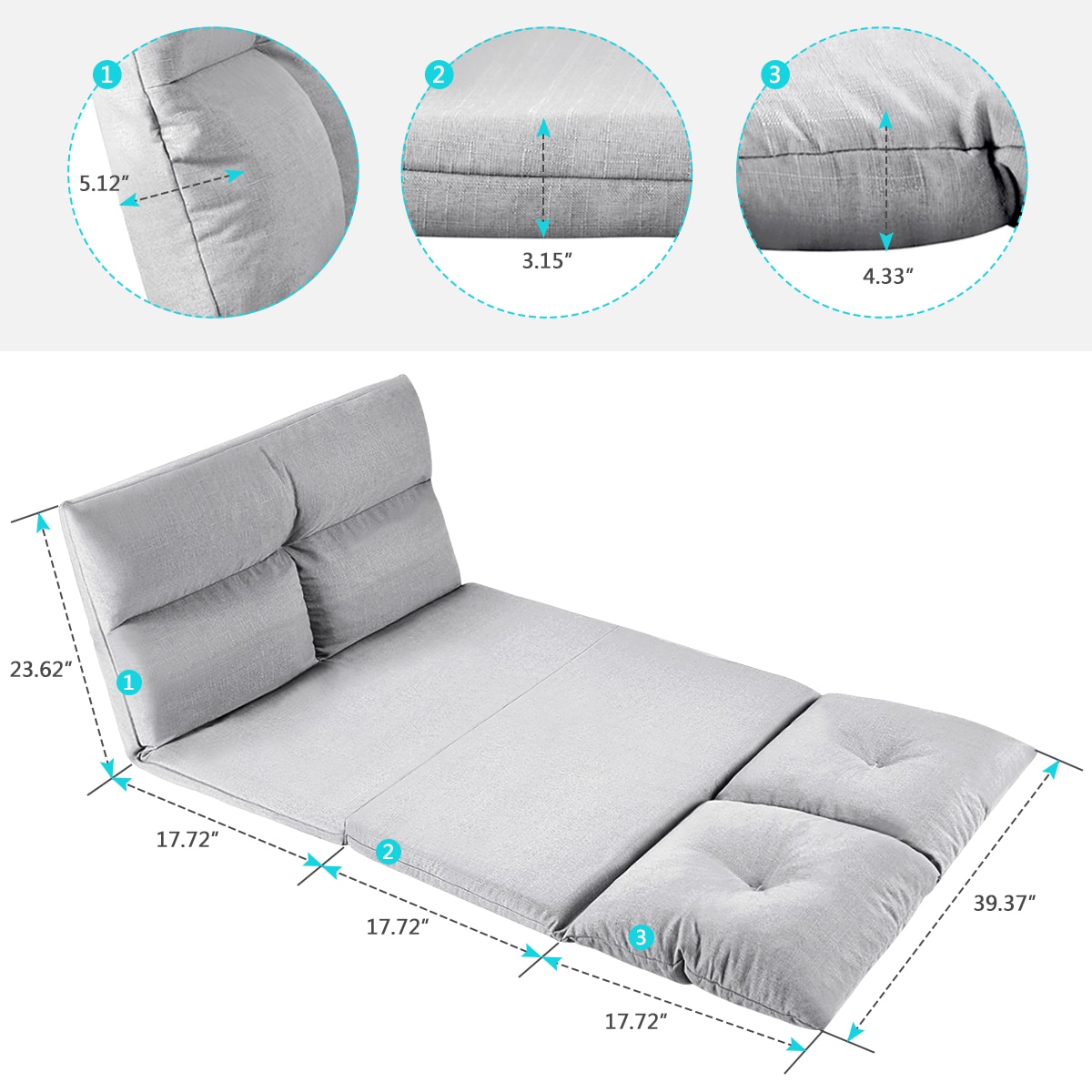 Mondawe OR-P318AA-LF futons - View #5