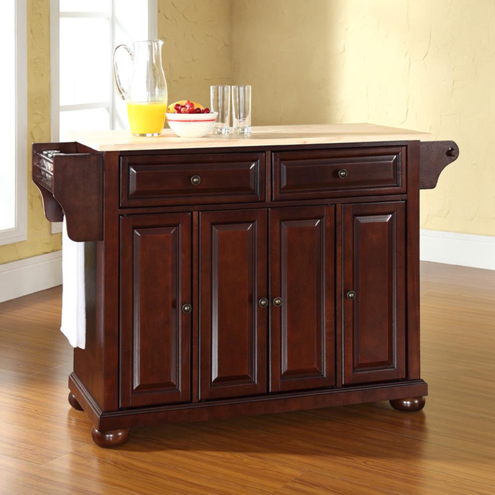 Crosley Lafayette Wood-Top Portable Kitchen Island at Tractor Supply Co.