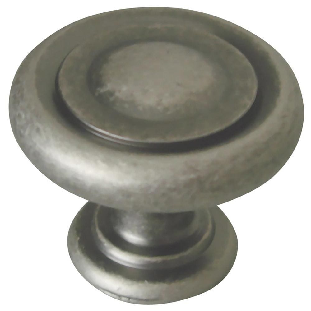 Design House 203943 Rustic Pewter Round Transitional Cabinet Knob