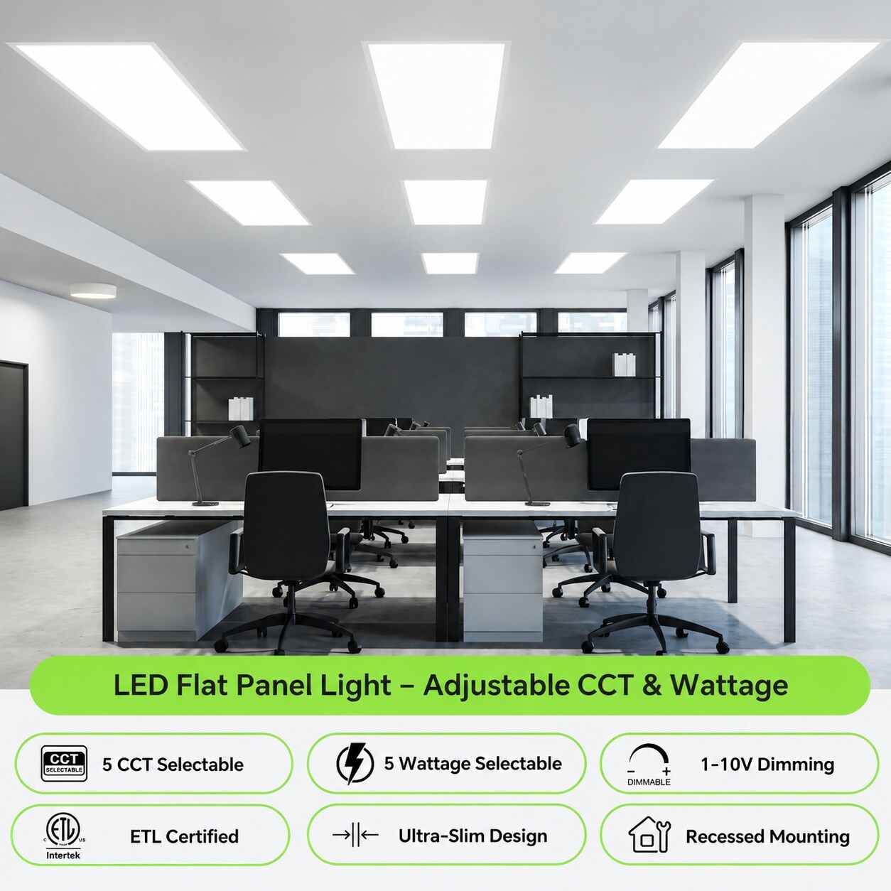 Vrbgify LVG0810V415 Led-Panel-Lights - View #4