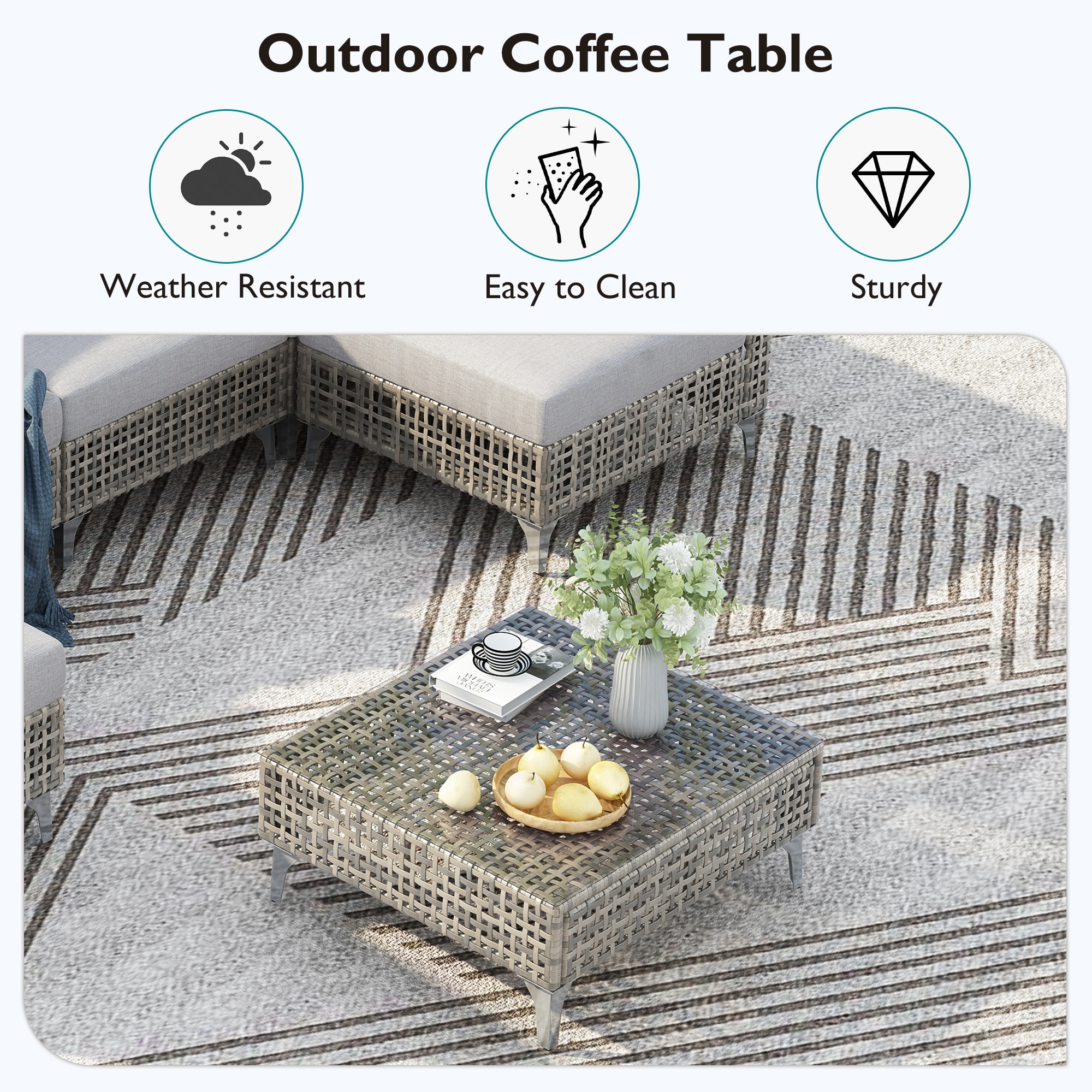 Tenleaf PATIO-37-1 Patio-Conversation-Sets - View #5