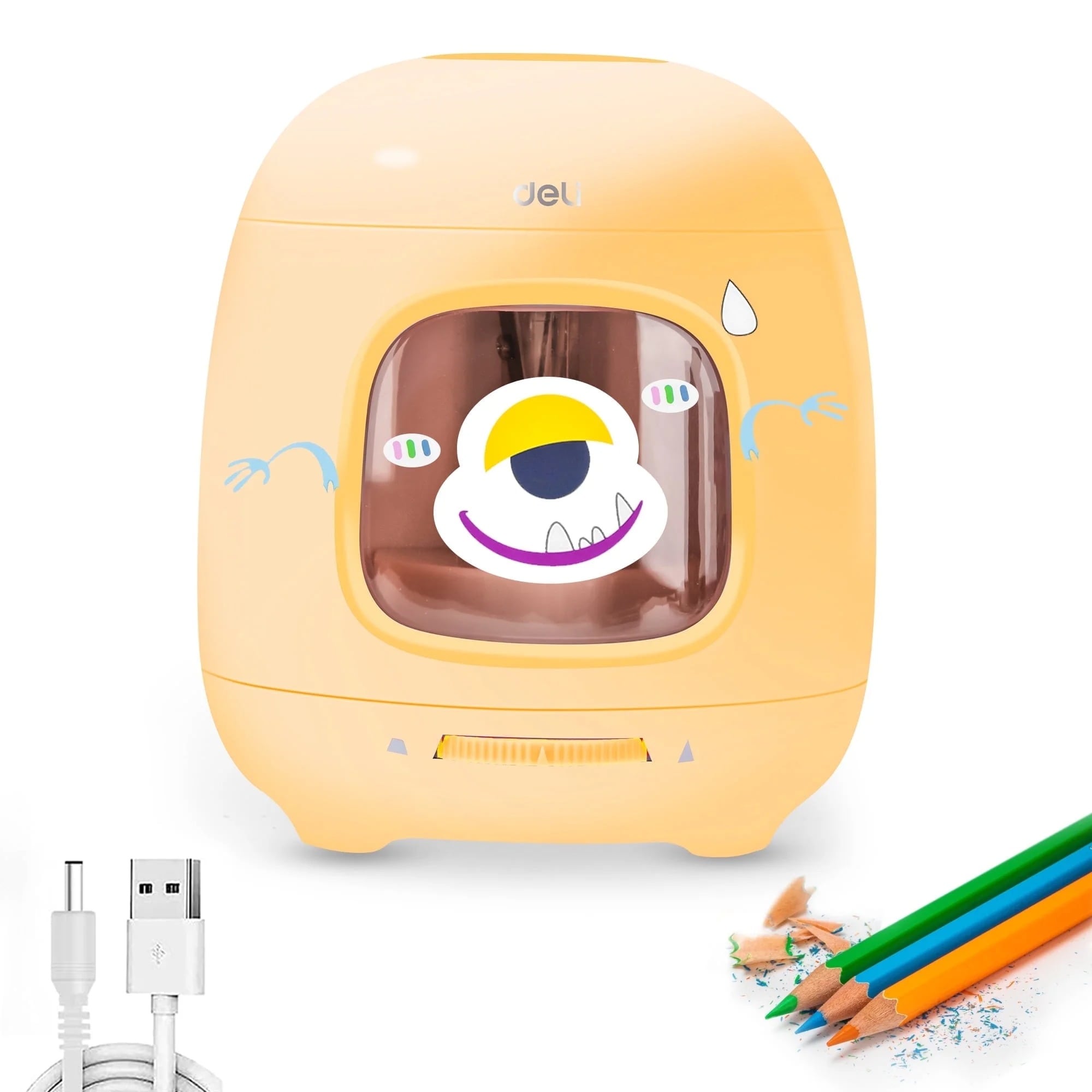 deli Electric Pencil Sharpener Suitable for No.2 Pencils Colored ...