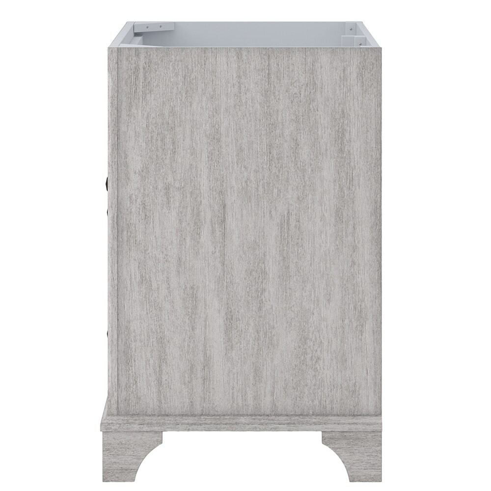 CRAFT + MAIN 30-in Vintage Grey Bathroom Vanity Base Cabinet without ...