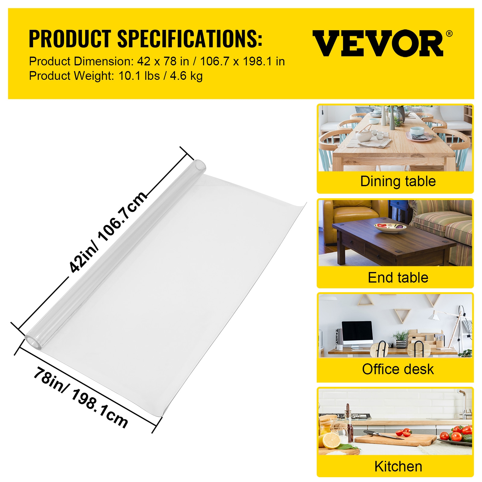 VEVOR FXPVC20MM42789FT7V0 Table-Covers - View #8