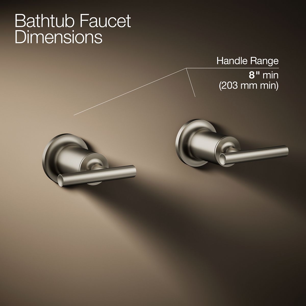 KOHLER T14429-4-BN Bathtub-Handles - View #3