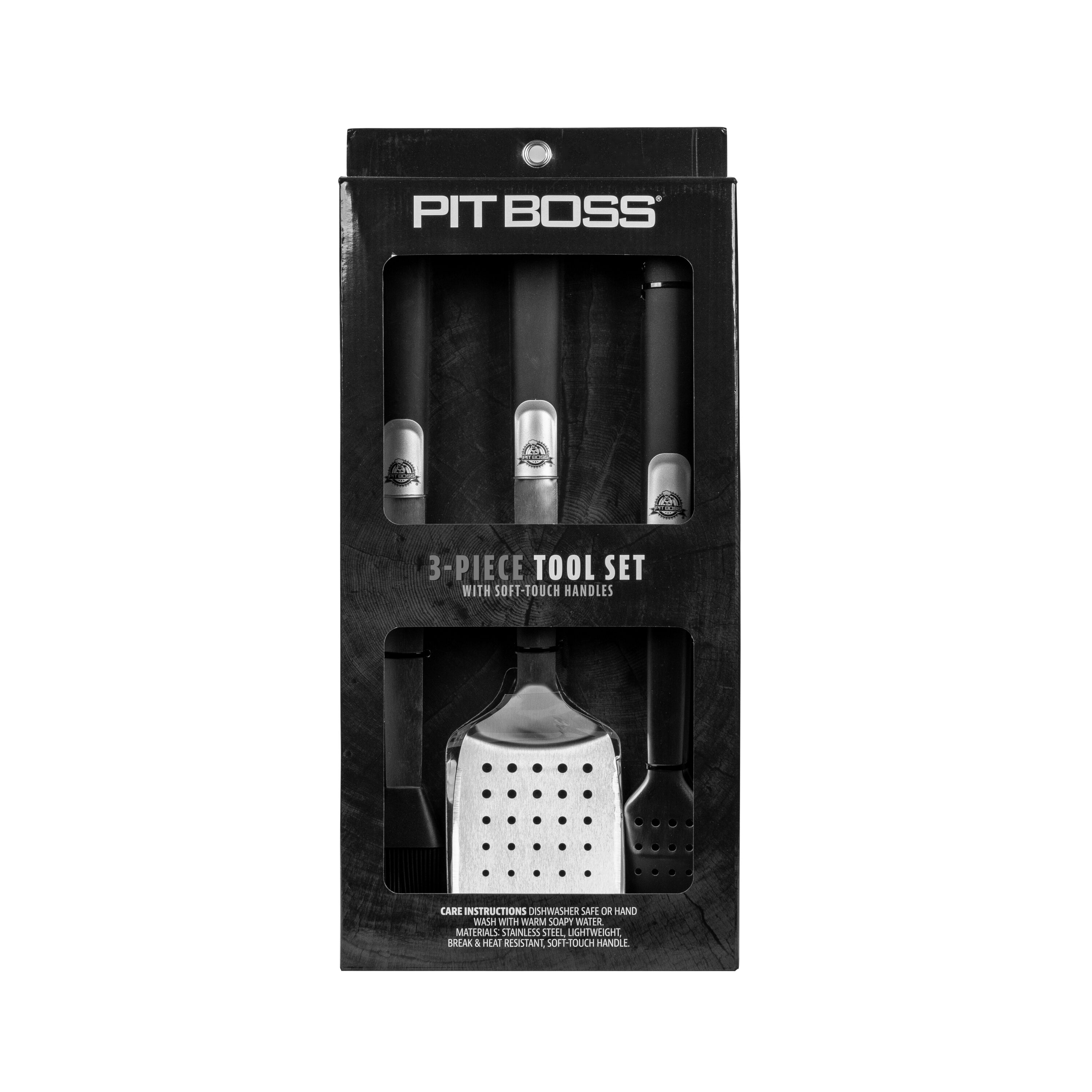 Pit Boss Stainless Steel Tool Set in the Grilling Tools & Utensils