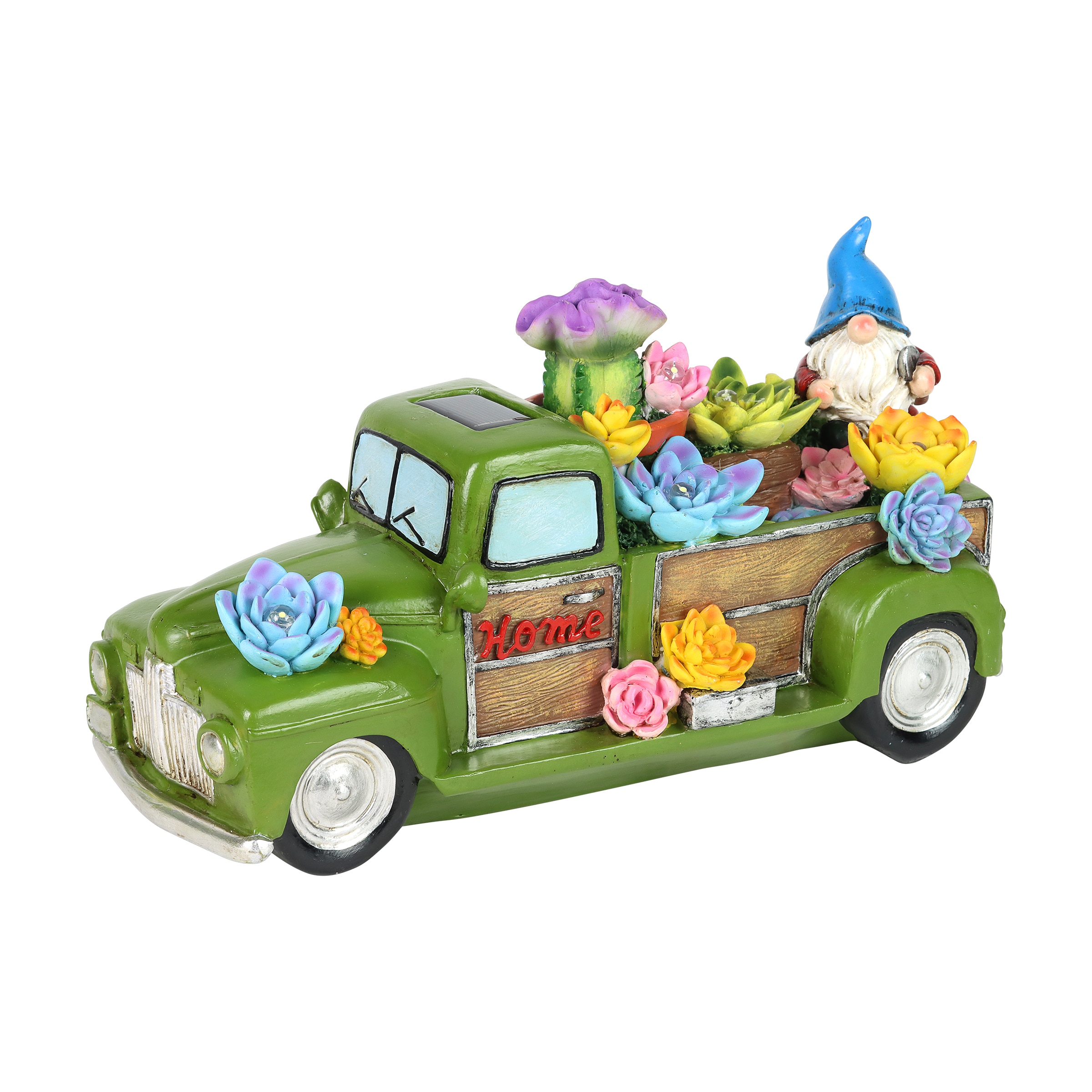 Style Selections 79125-L 6.5625-in H x 12.3125-in W Green Garden Statue