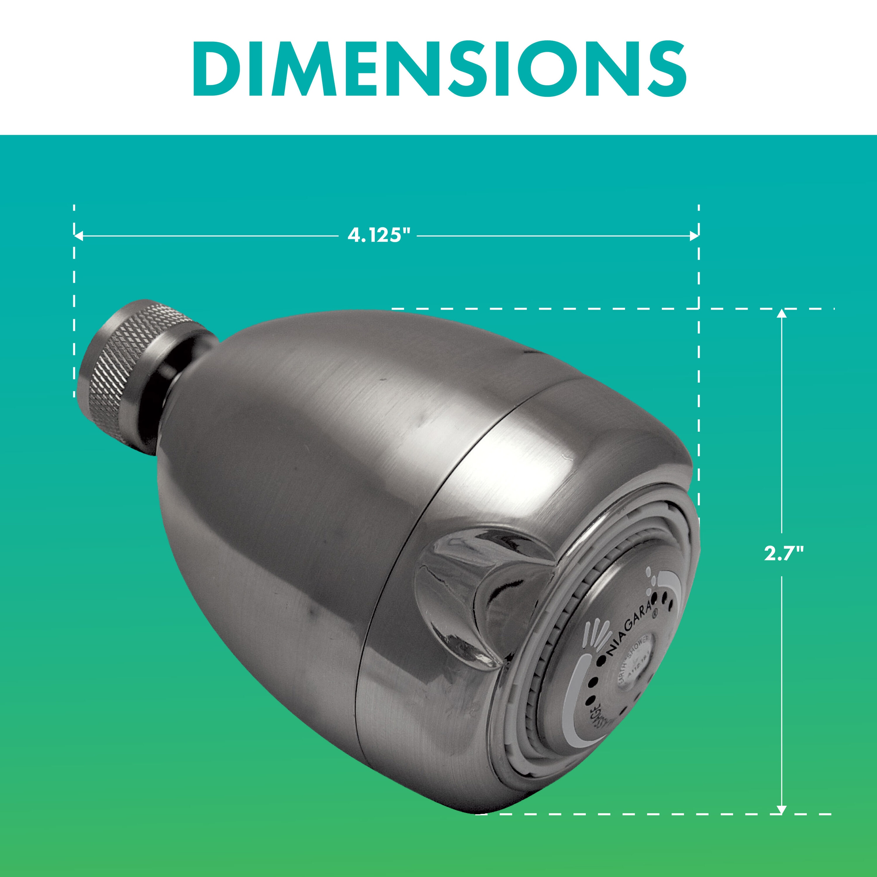 Niagara Conservation N2915BN Fixed-Showerhead - View #5