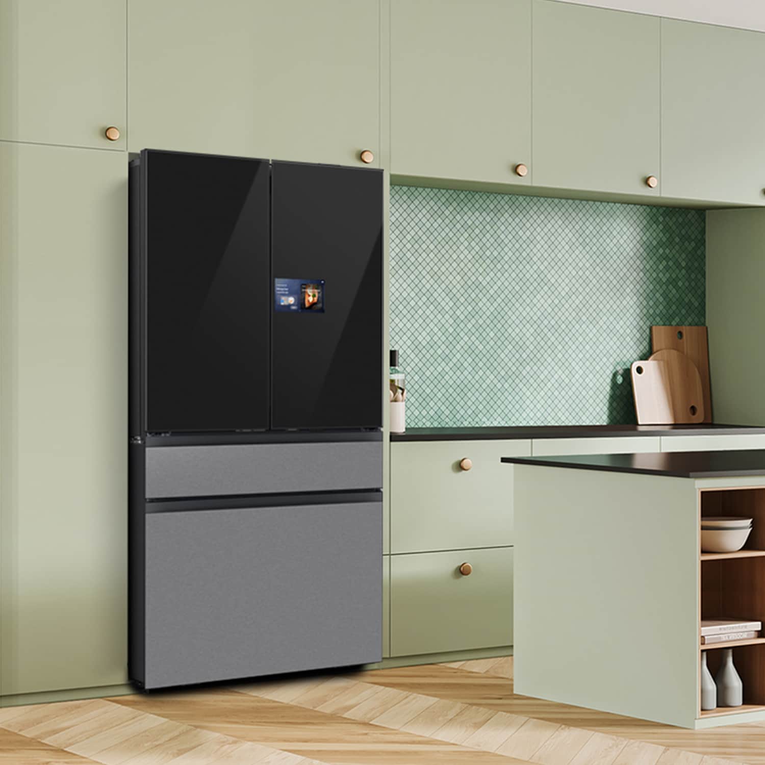 Samsung RF90F29BECR French-Door-Refrigerators - View #4