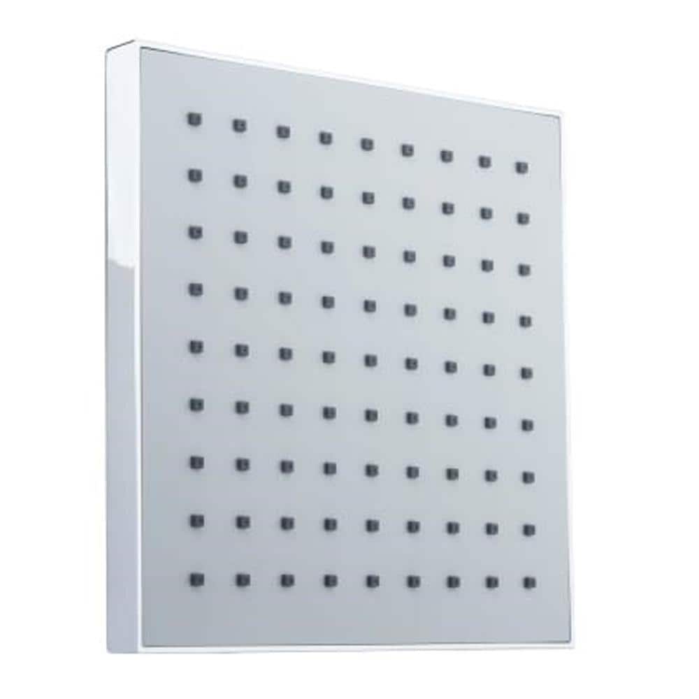 Polished Chrome Handheld Rain Shower Head with Wall Mount