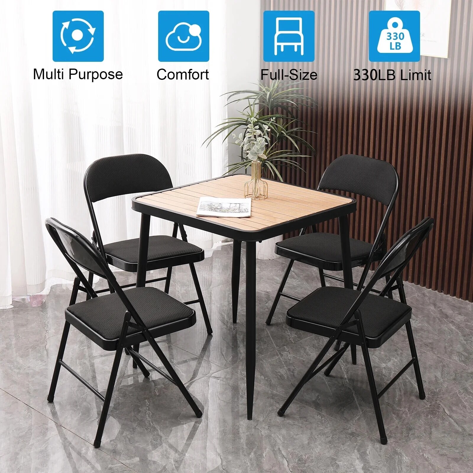 Fenbeli LJMLSFEN007 Folding-Chairs - View #4