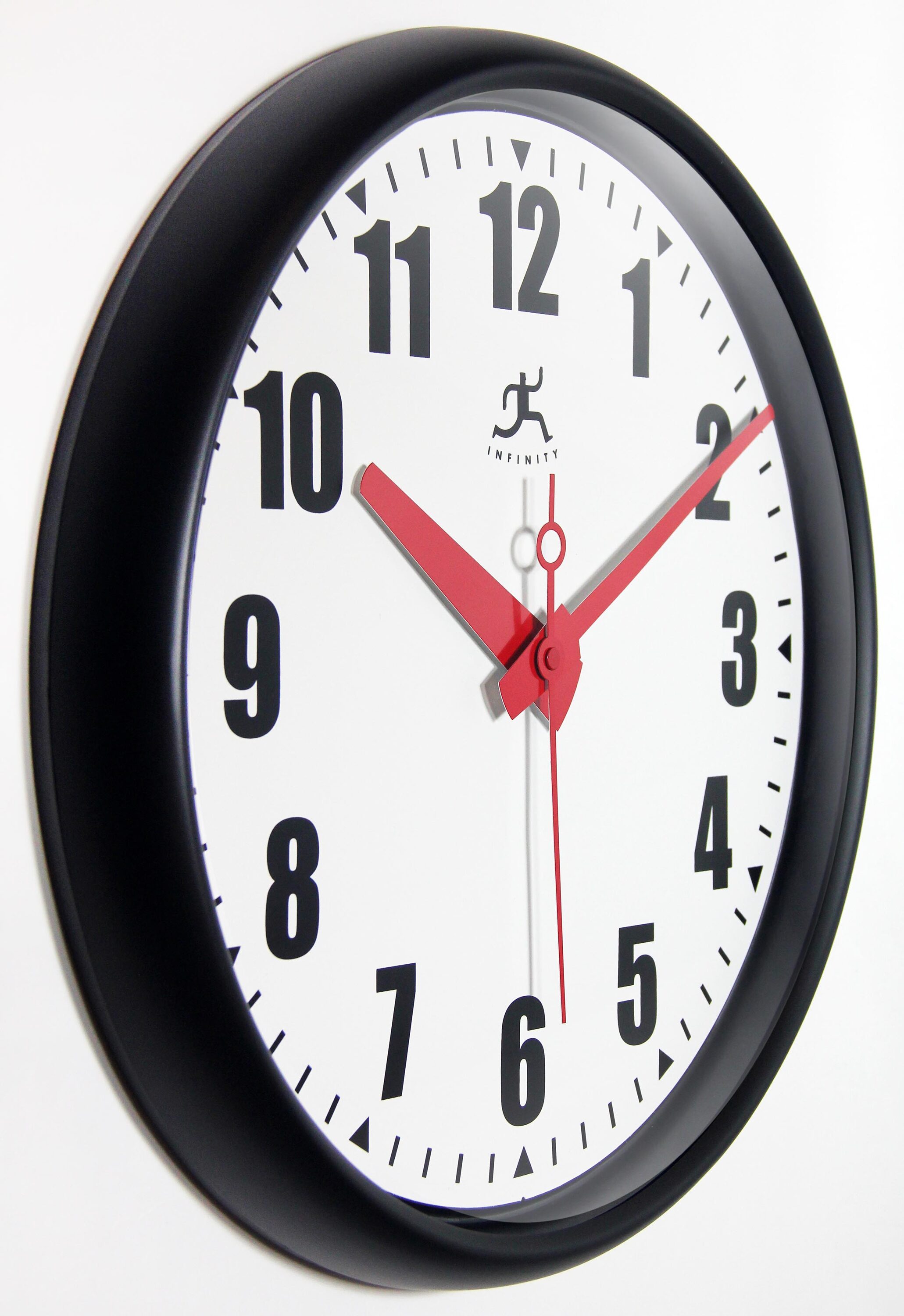 Infinity Instruments 14724BK-3733 Indoor-Outdoor-Clocks - View #2