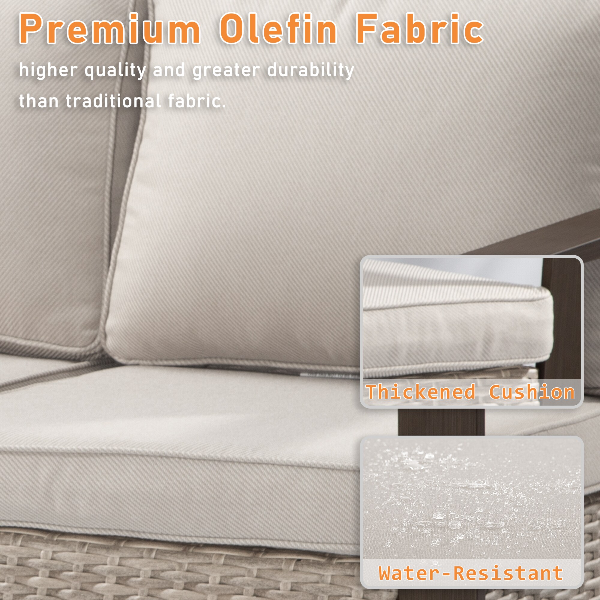 Gardenbee HGL-M28A-BGE Patio-Chairs - View #4