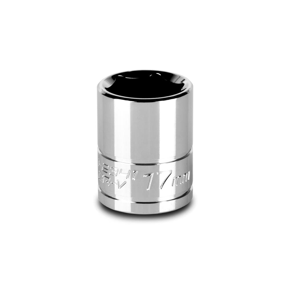 Capri Tools CP12341 3/8-in Drive Metric 17mm Shallow Socket