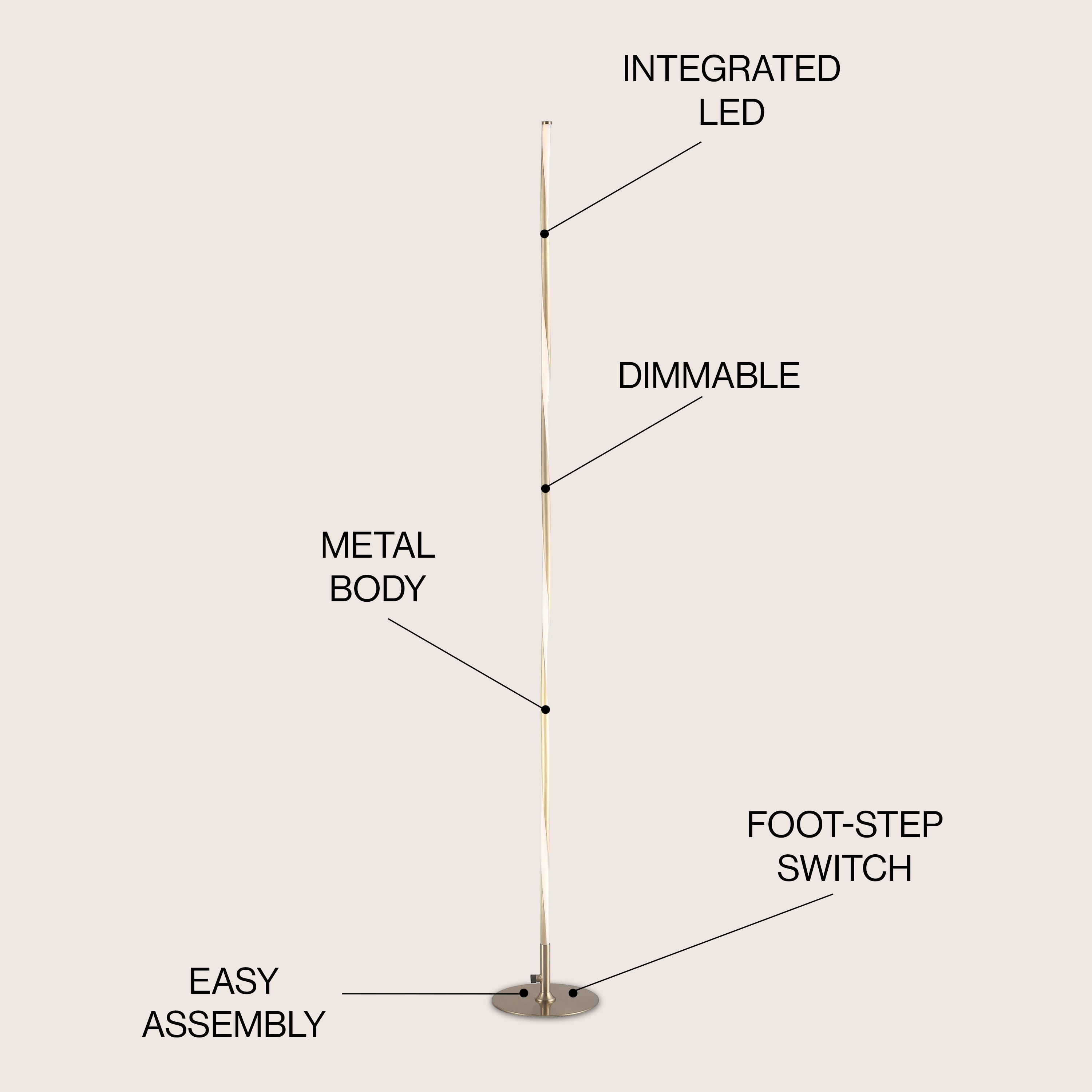 JONATHAN  Y JYL7006B floorlamps - View #3