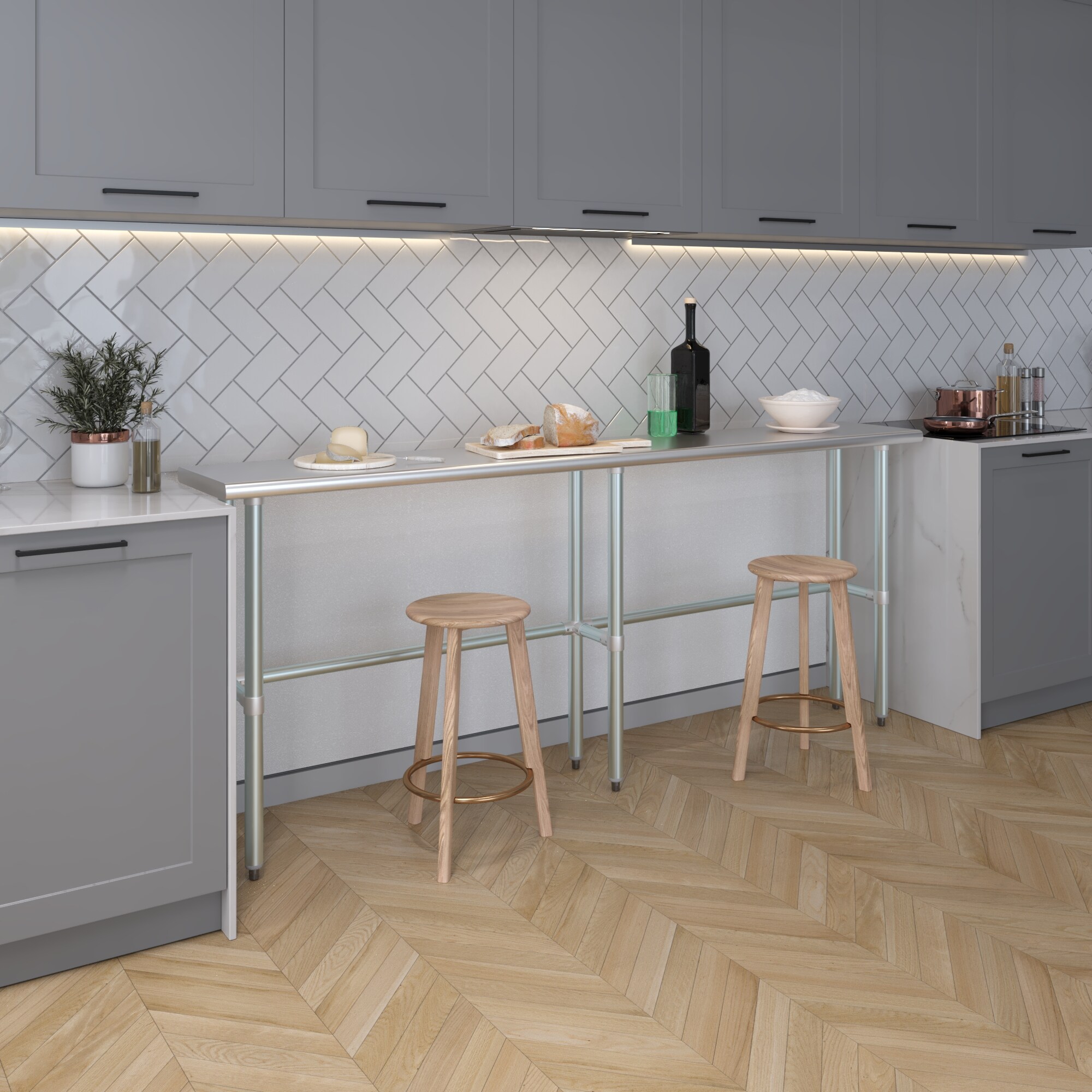 Amgood LWT-1484-RCB Kitchen-Furniture - View #6