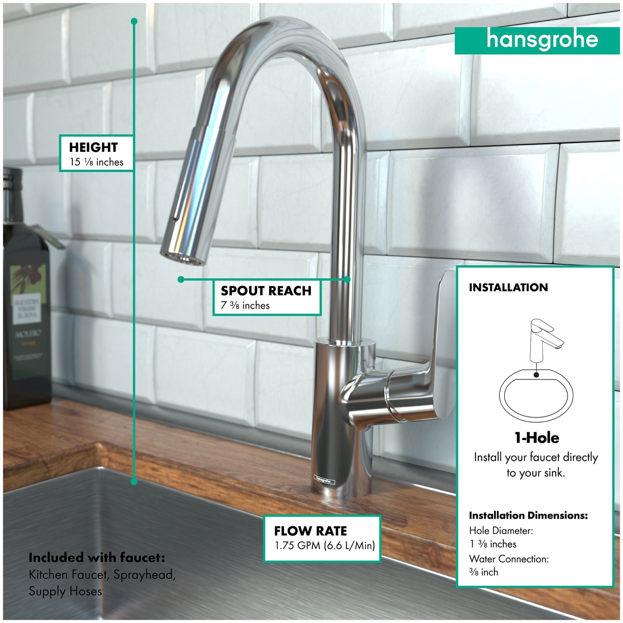 Hansgrohe 04506671 Kitchen-Faucets - View #3