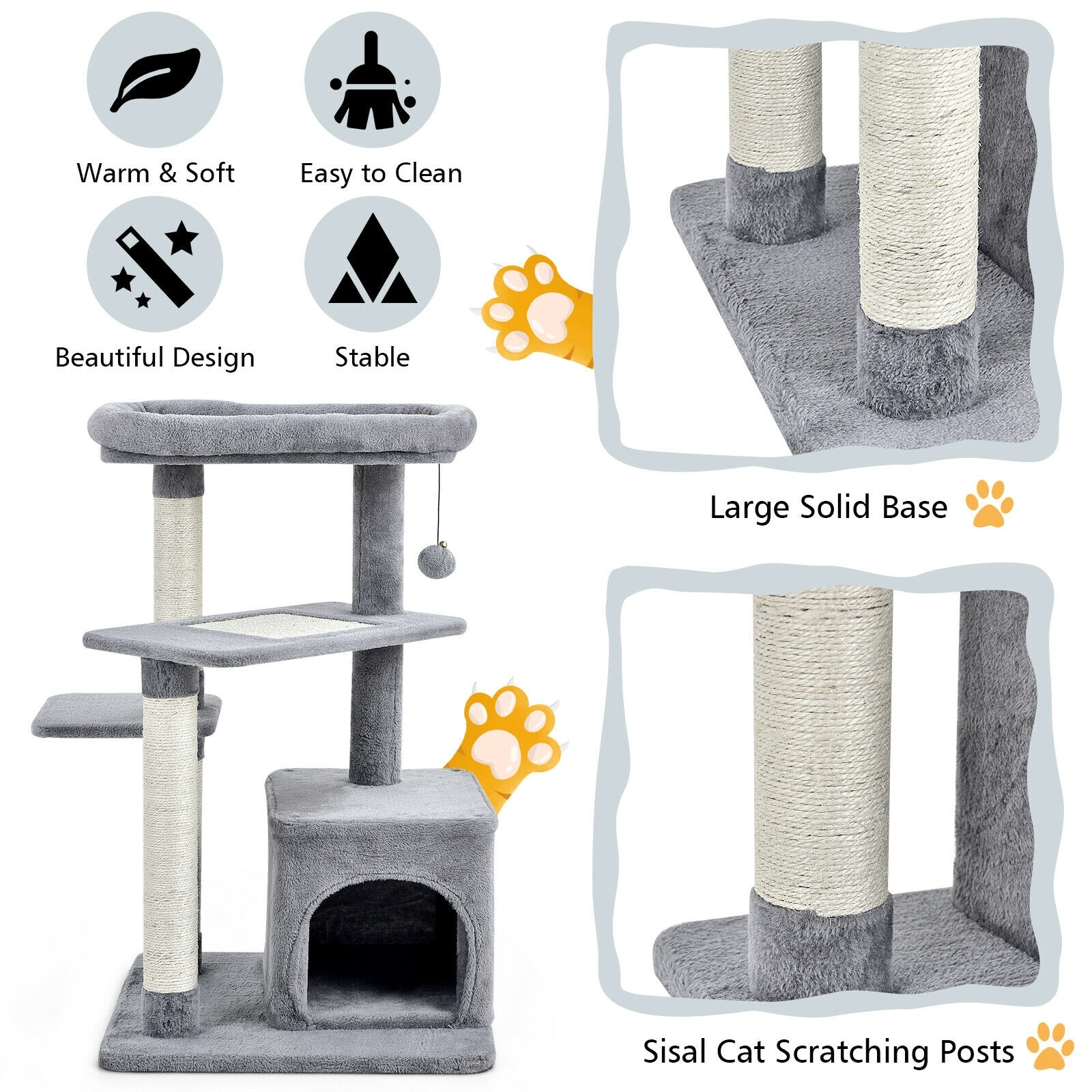 Forclover CJW-CT440GR Cat-Trees - View #4