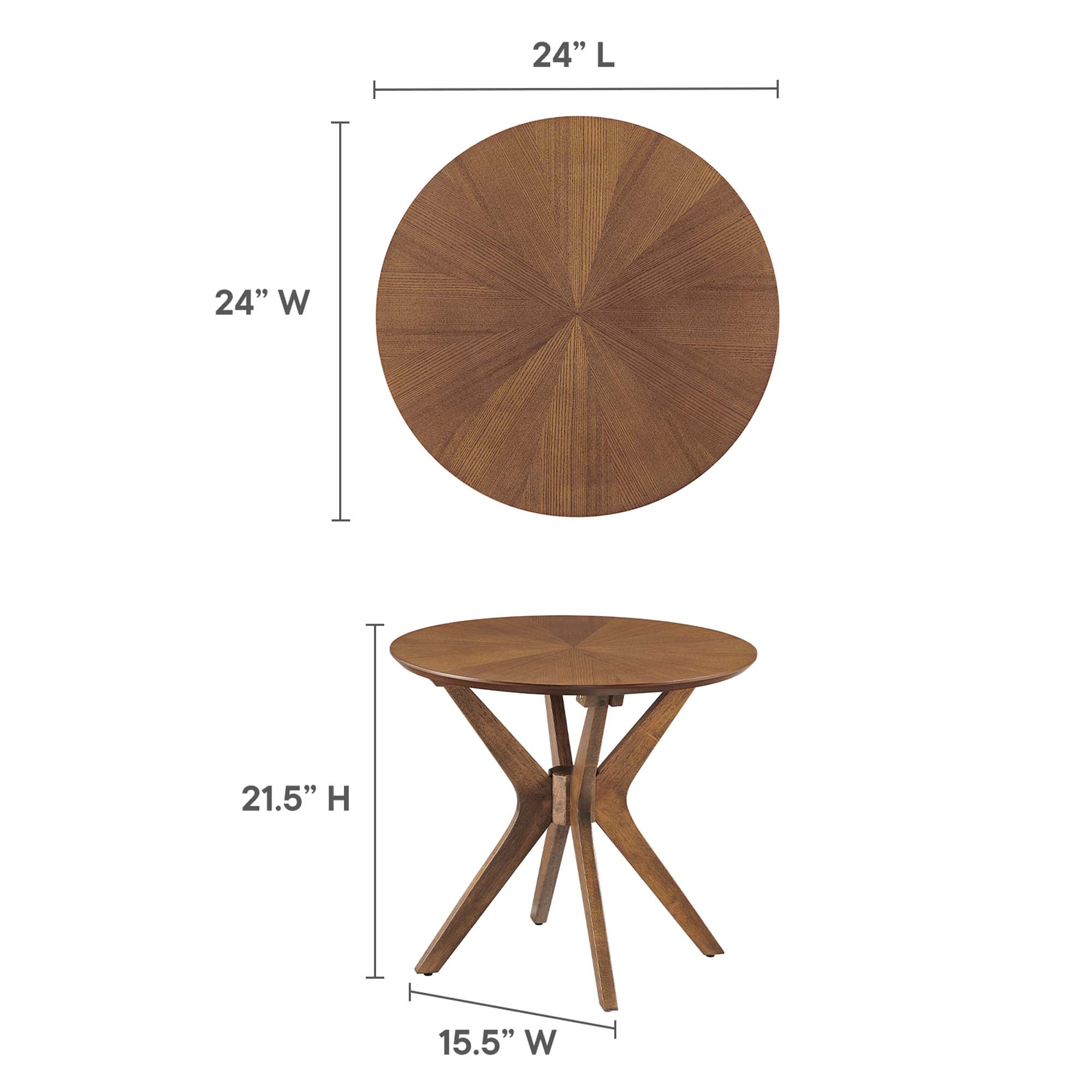 Modway EEI-6558-WAL End-Tables - View #3