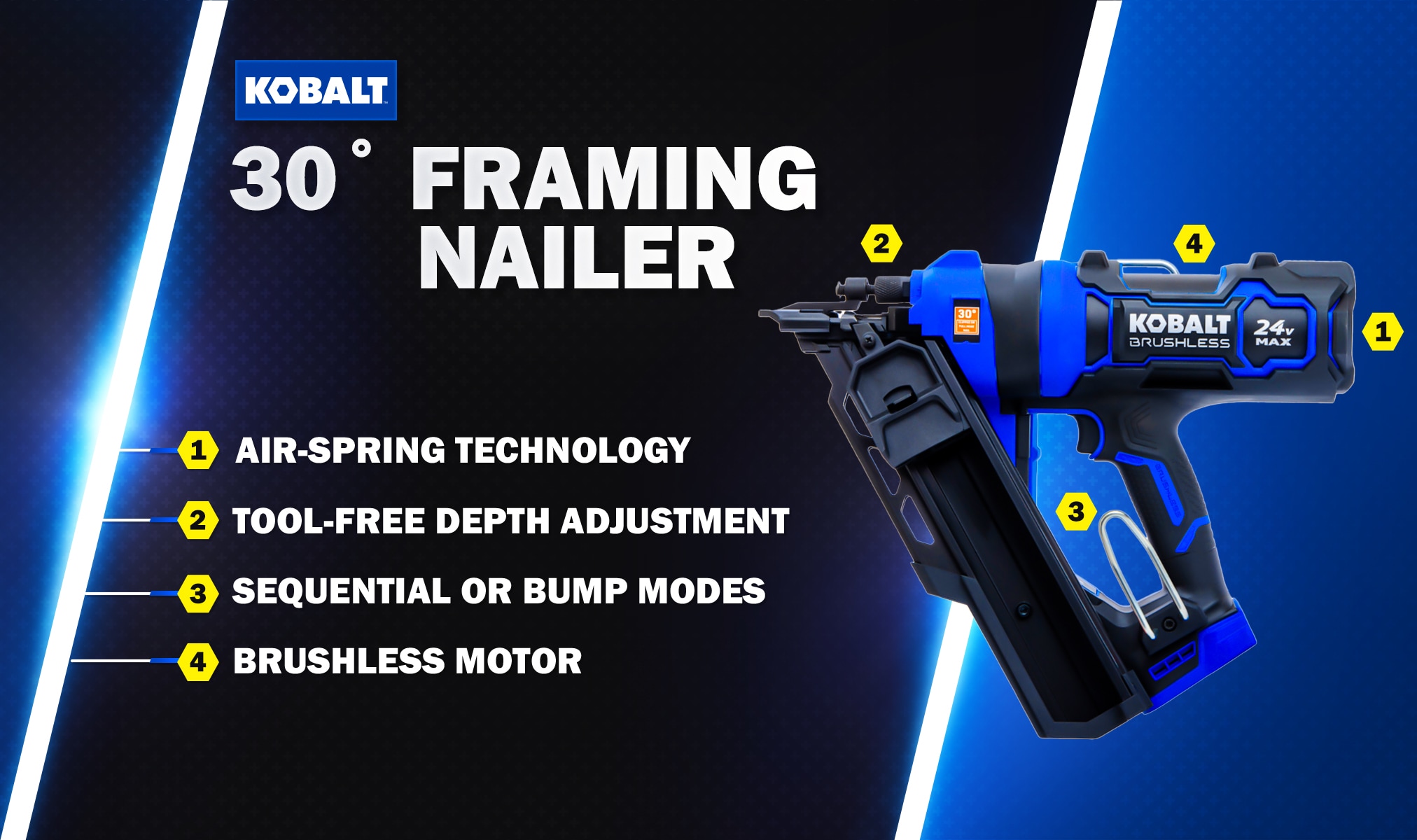 Kobalt KXNA 424B-03 Cordless-Nailer - View #10