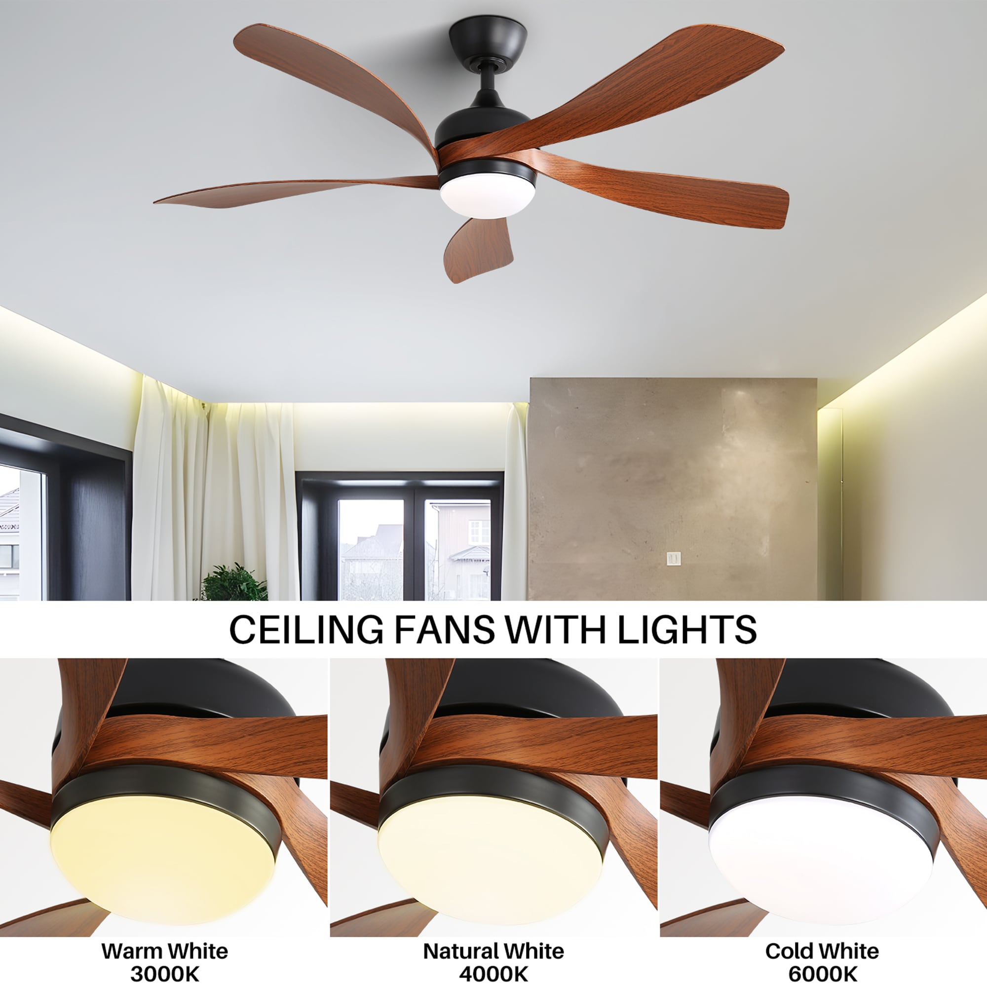 SINOFURN SYD130009BN Ceiling-Fans - View #3