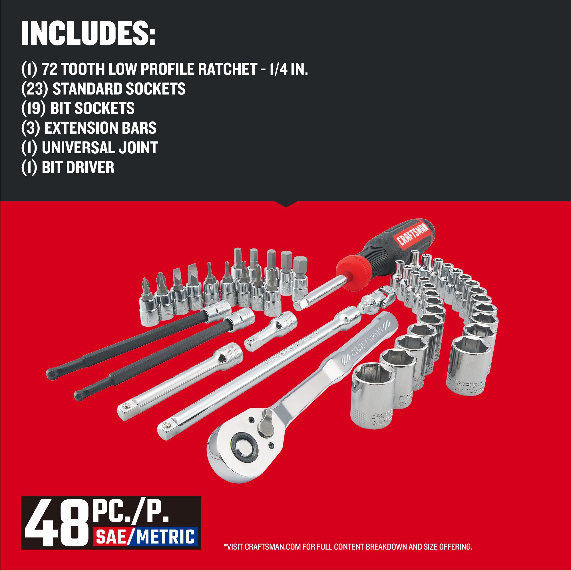 CRAFTSMAN CMMT12117L Mechanics-Tool-Sets - View #3