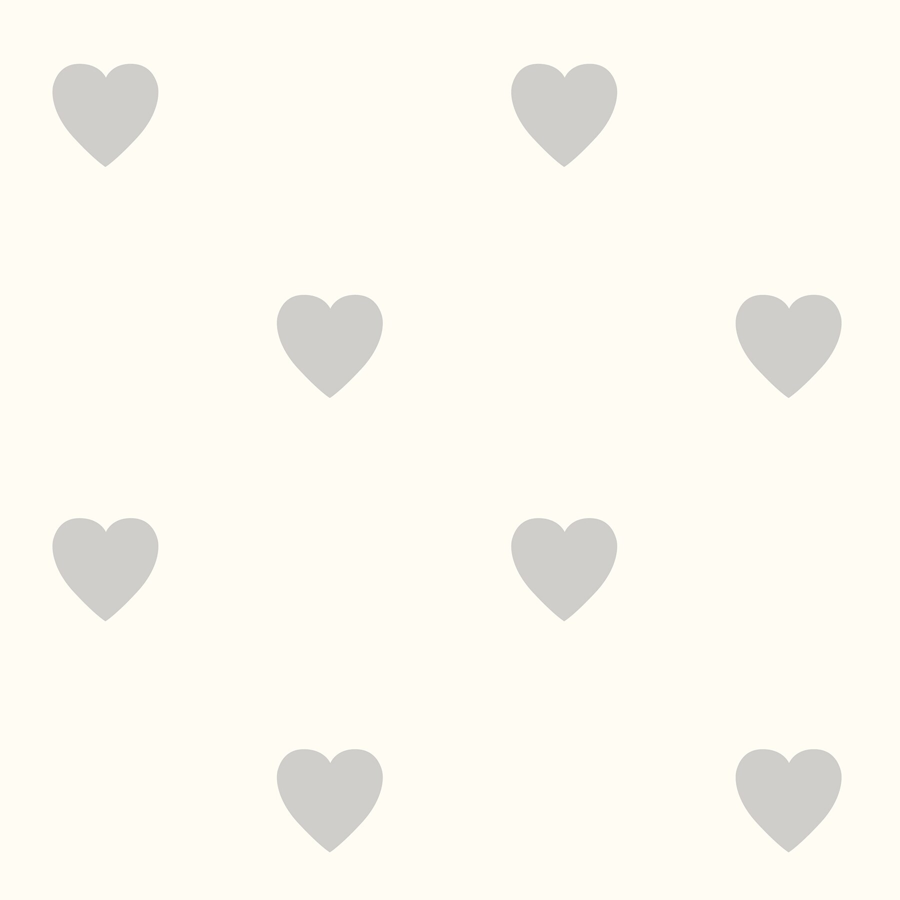 Fine Decor Adley Off-White Hearts Wallpaper at Lowes.com