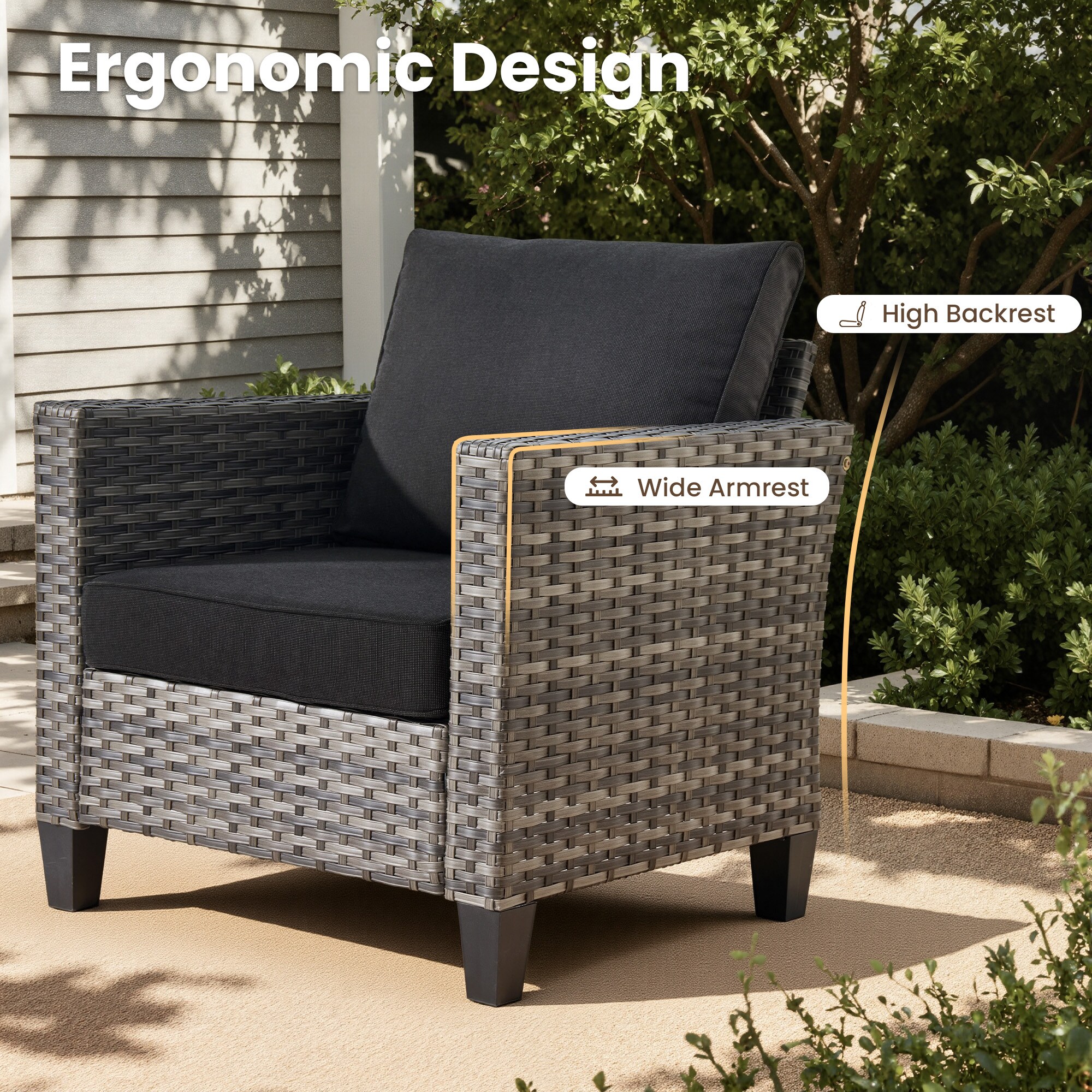 Caodoc L5-NEW-GRS104-1 Patio-Conversation-Sets - View #6