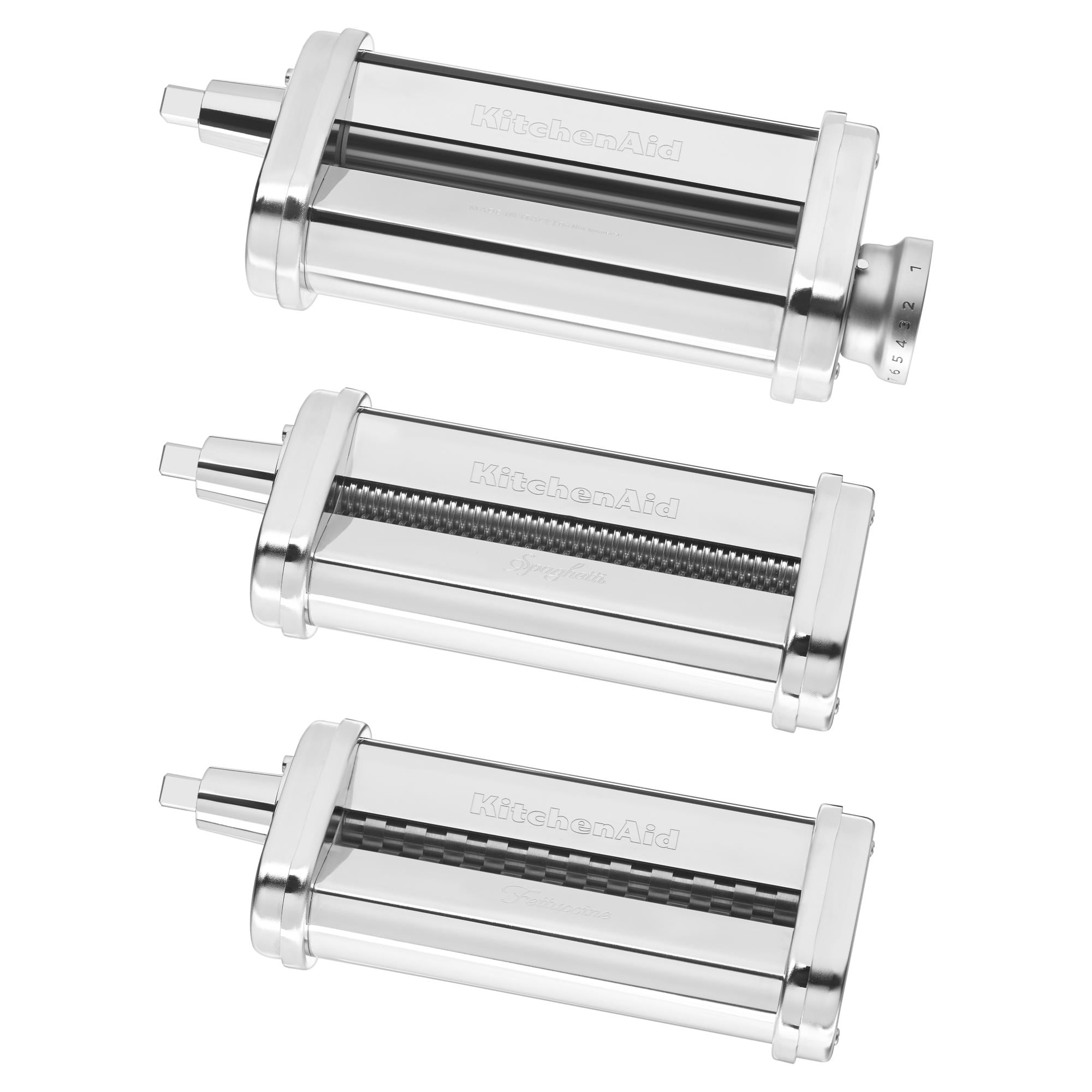 VENTRAY 3-Piece Pasta Roller & Cutter Set, Stainless Steel Pasta