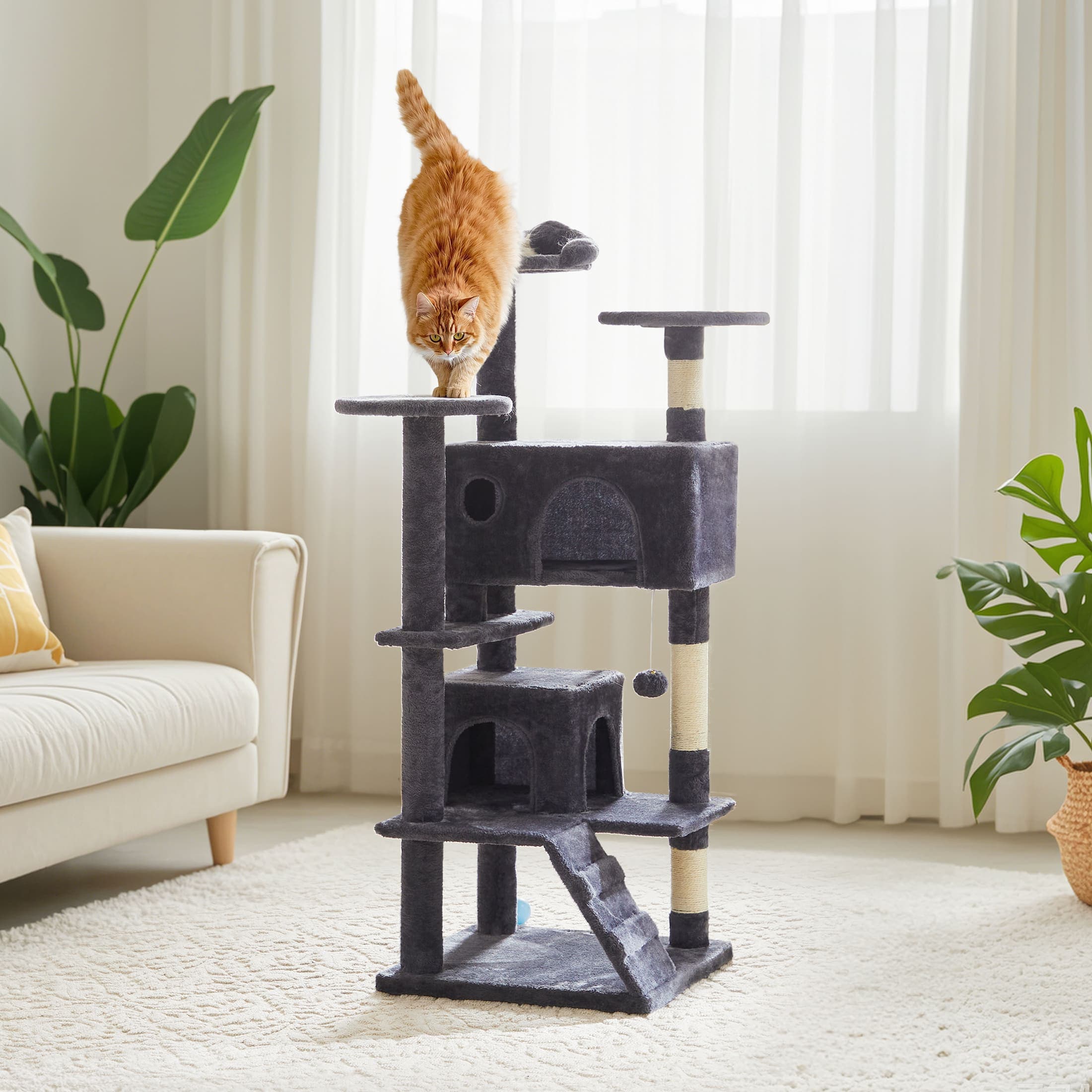 Sweetcrispy L-CW-MPJ-54IN-GY Cat-Trees - View #7