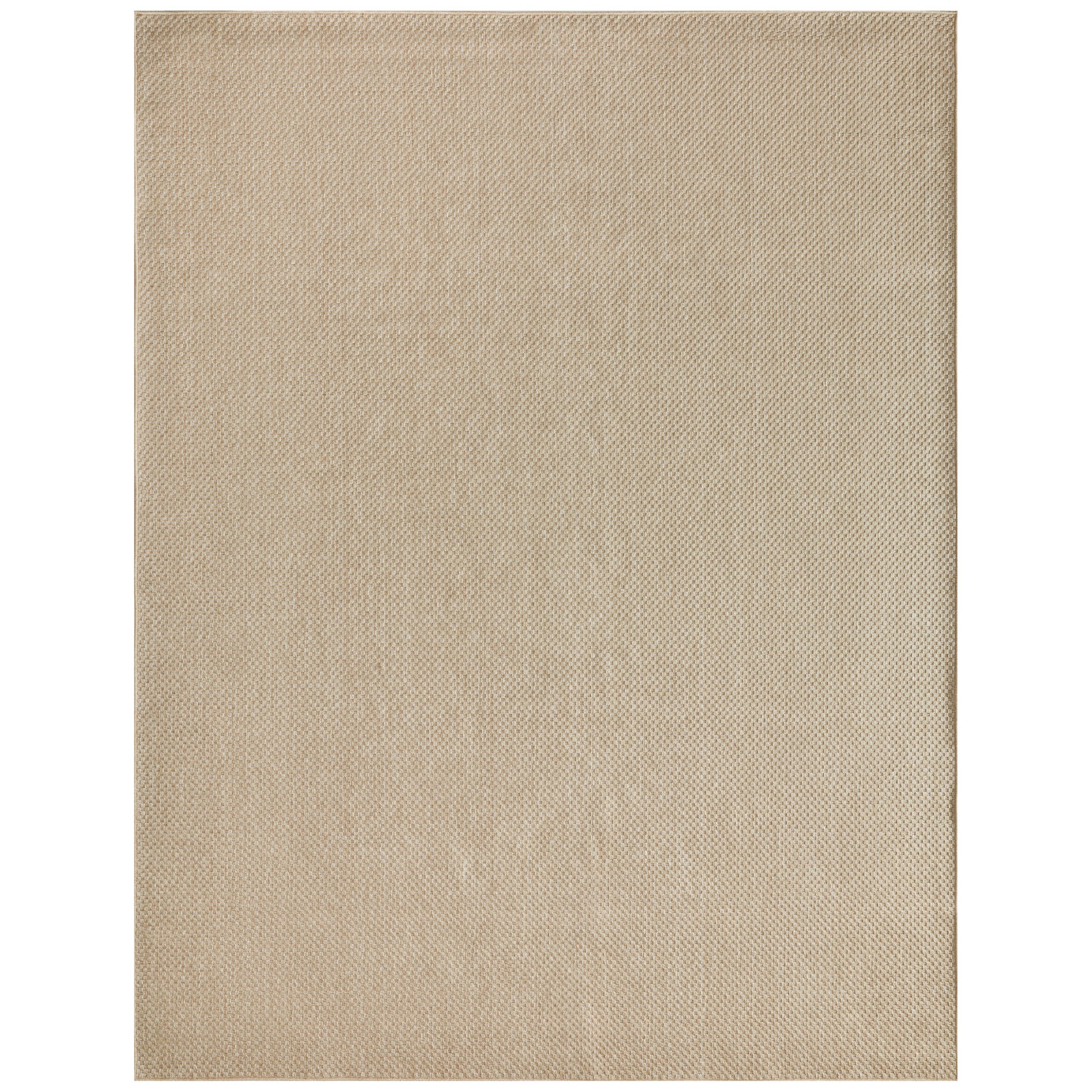 Nourison 841491139226 Tulum 8' x 10' Taupe Indoor/Outdoor Rug