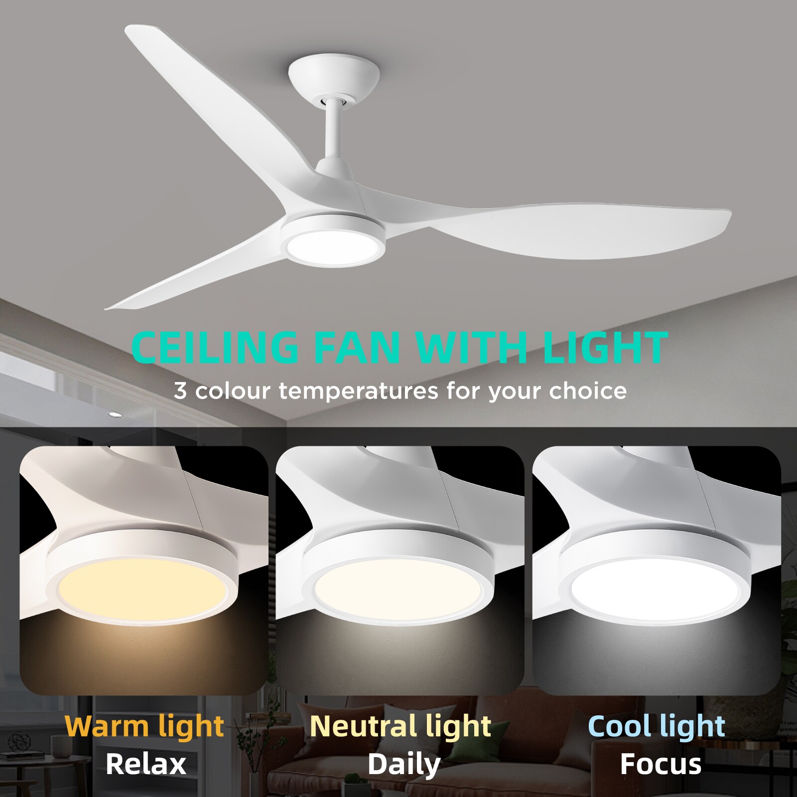TALOYA TLY-RT-WE-D52 Ceiling-Fans - View #4