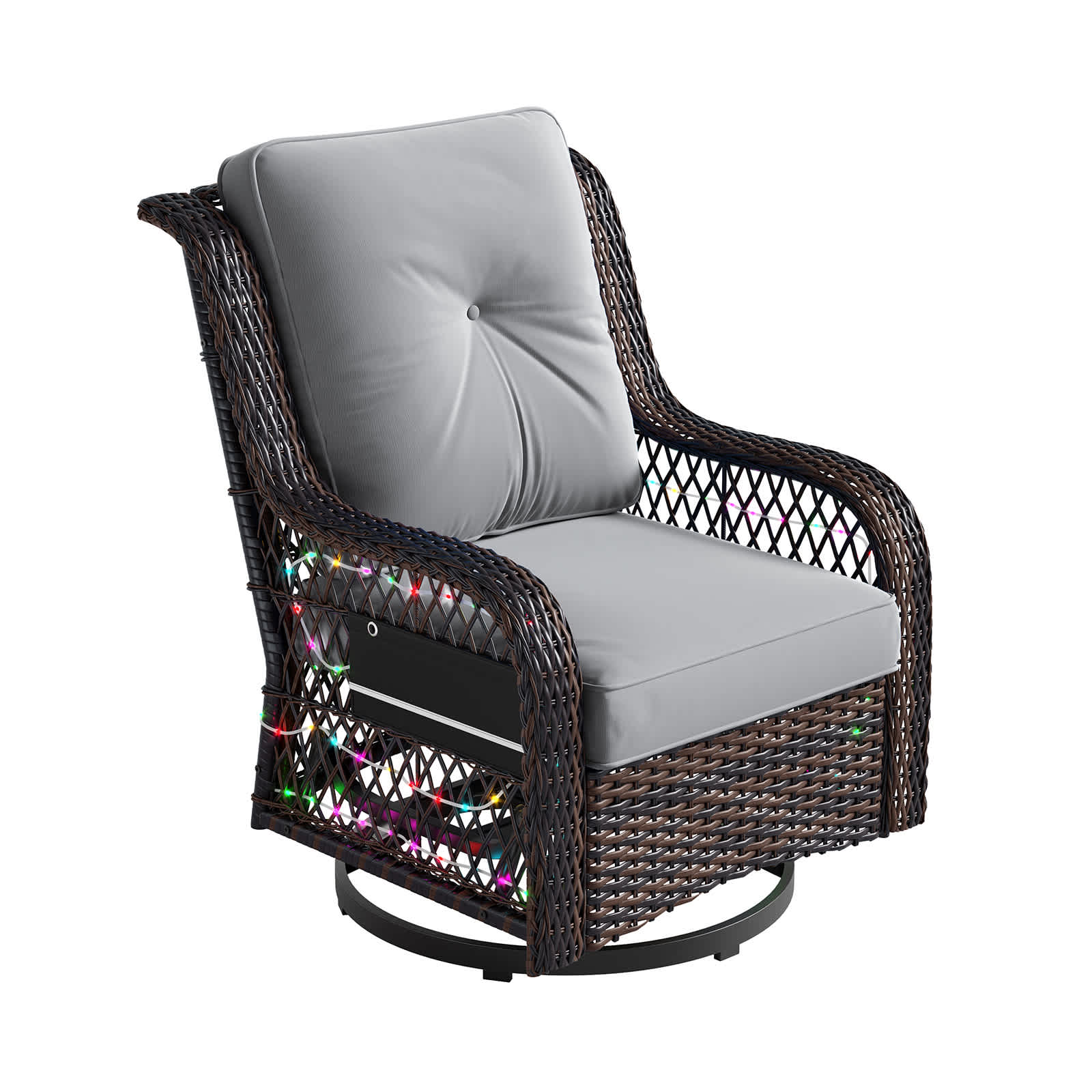 Bestier LOW-O400176A-BK18508 Patio-Sofas-Daybeds - View #3