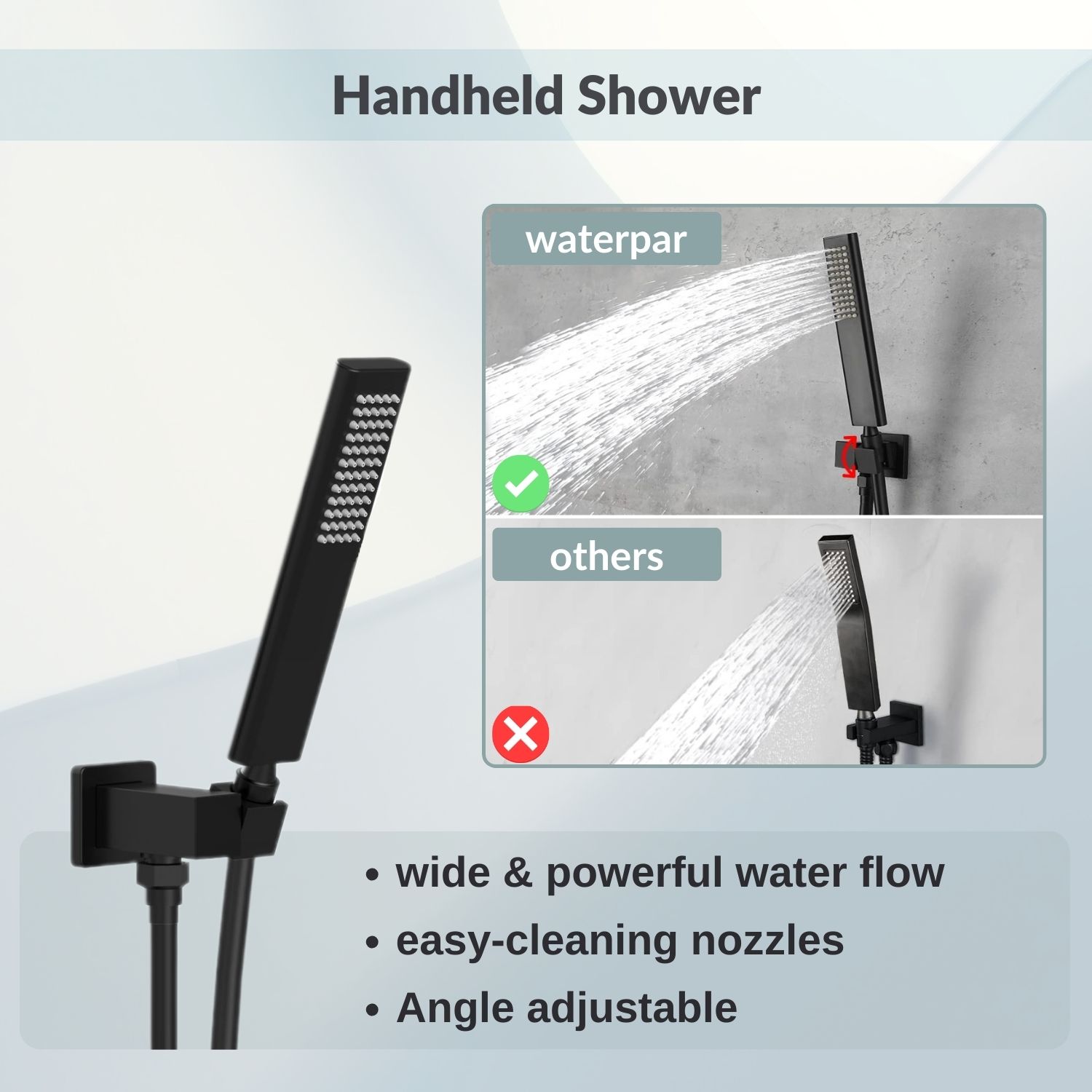 waterpar WPLO-SH429 Showerhead-Bar-Panels - View #6