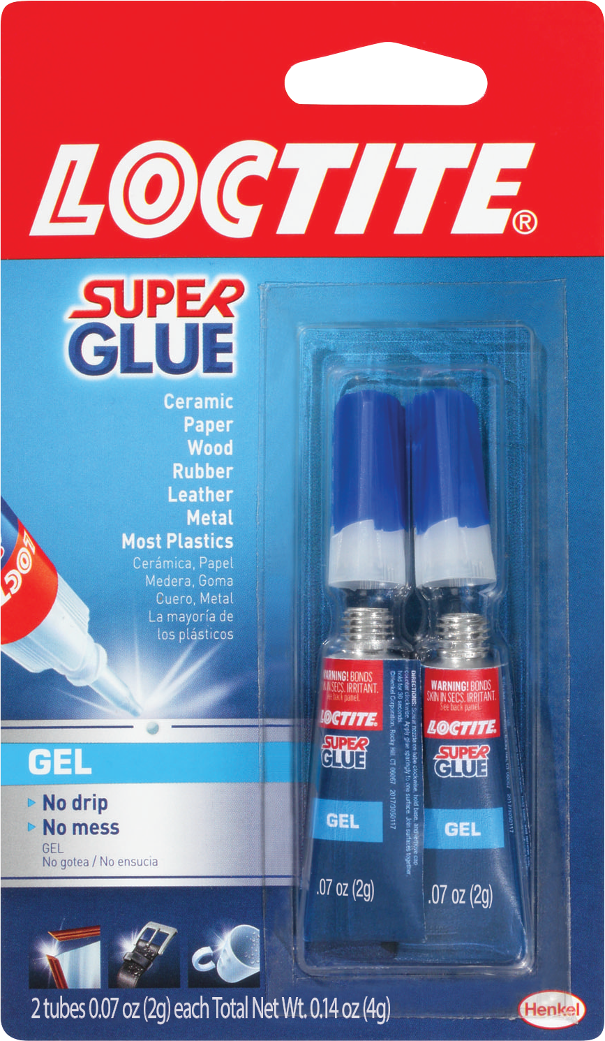 Loctite Super Glue Gel Control, Clear Superglue for Plastic, Wood, Metal,  Crafts, & Repair, Cyanoacrylate Adhesive Instant Glue, Quick Dry - 0.14 fl  oz Bottle, Pack of 1 1 Pack Gel 