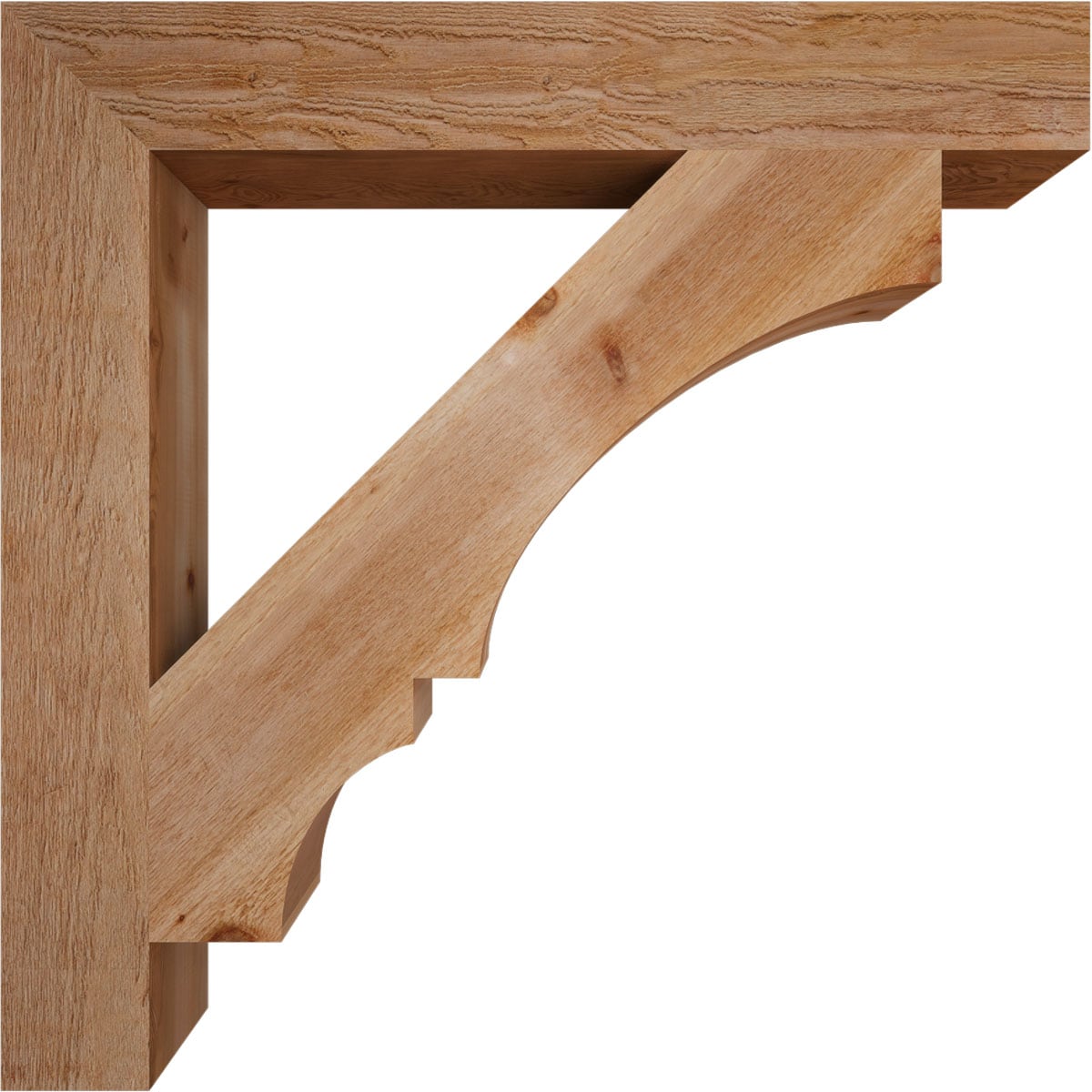 Ekena Millwork BKT06X44X44BOA05RWR corbels - View #3