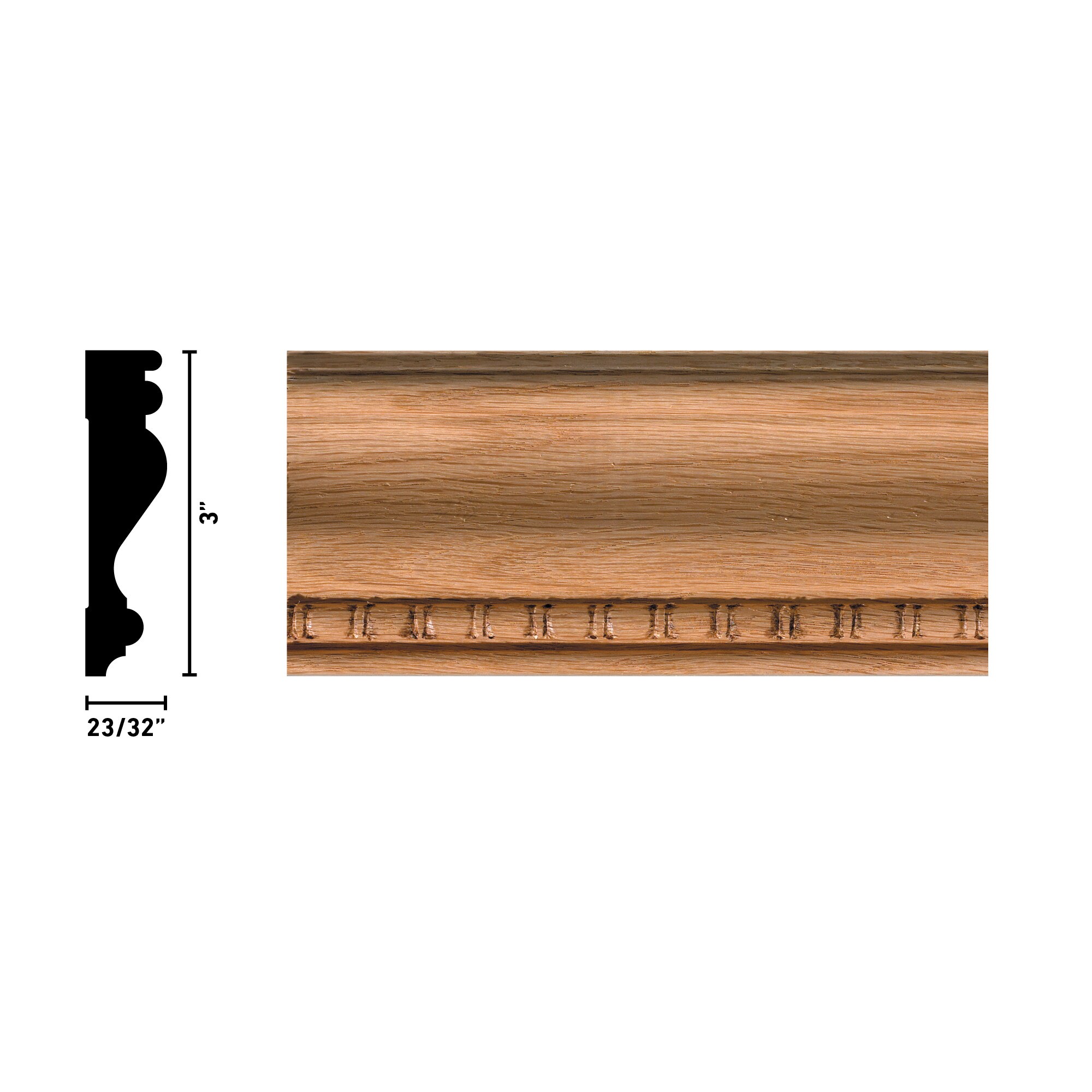Ornamental Mouldings 885SET-M32OAK Door-Casing-Kits - View #3