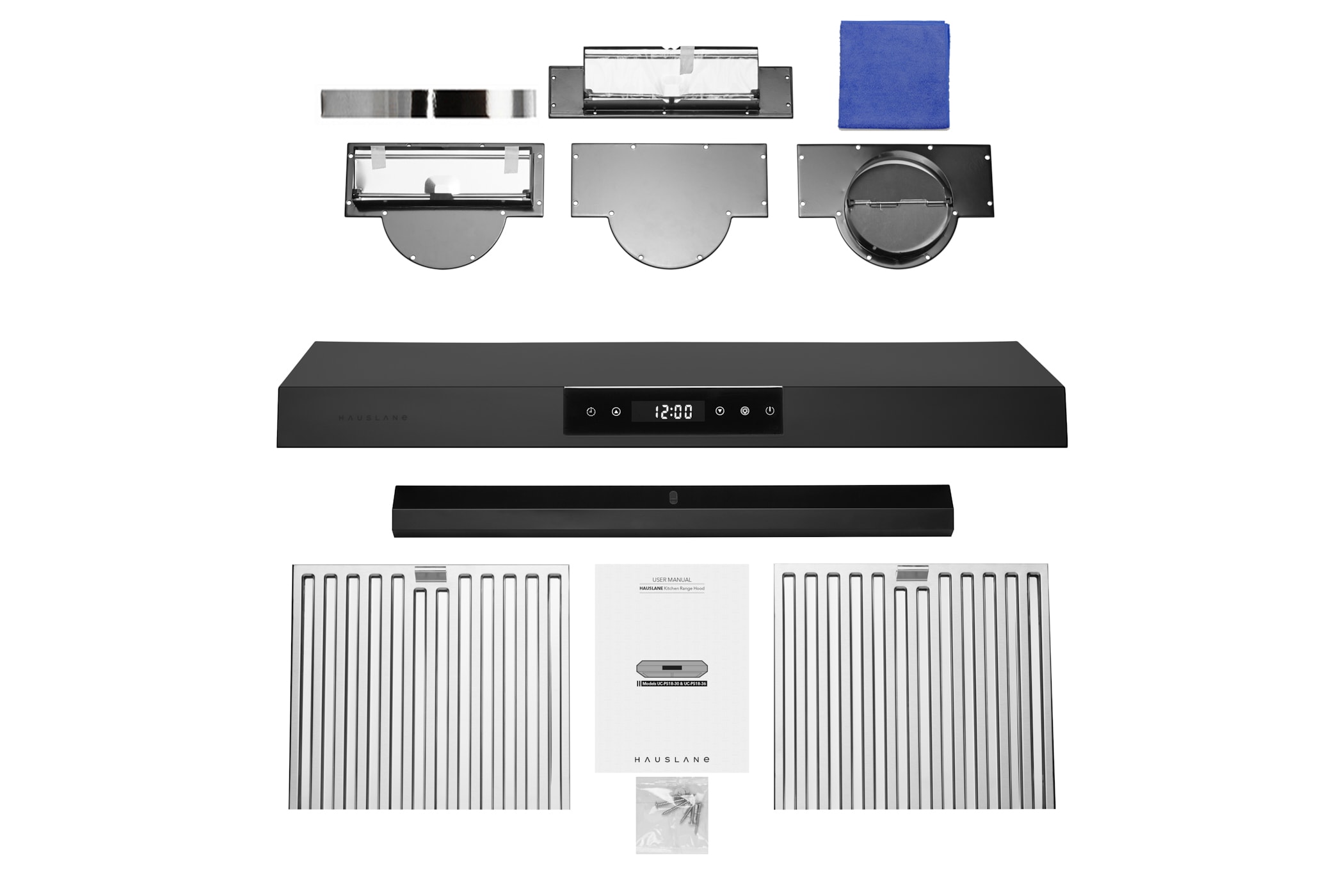 Hauslane UC-PS18BLK-30 Undercabinet-Range-Hoods - View #12