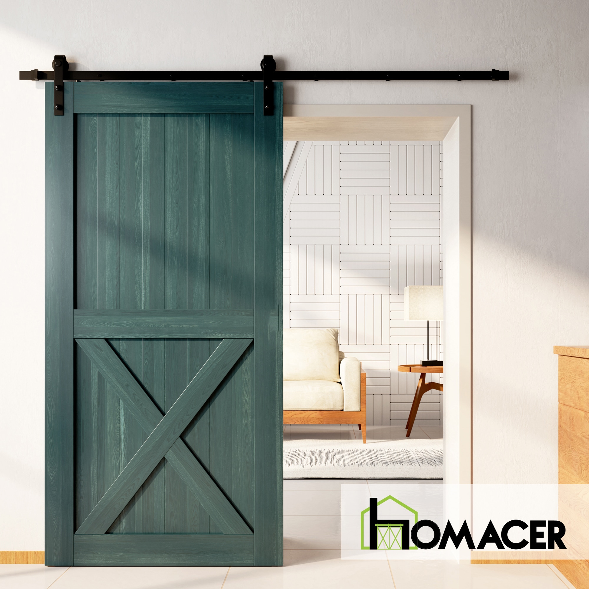HOMACER 4284-X-RP Barn-Doors - View #2