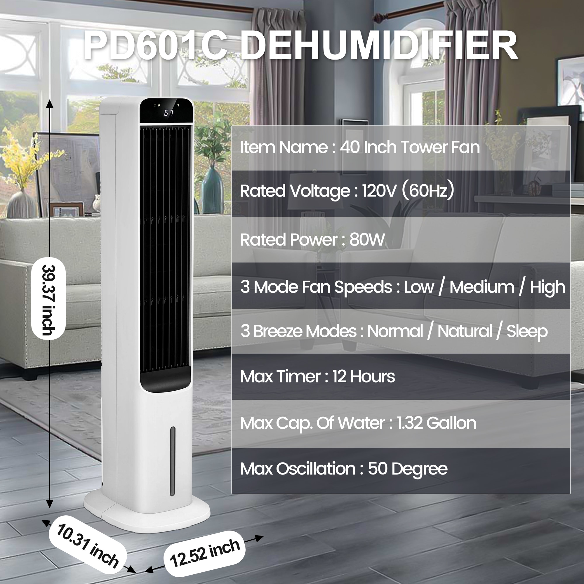 EdenDirect E-WTF-009D Evaporative-Cooler - View #2