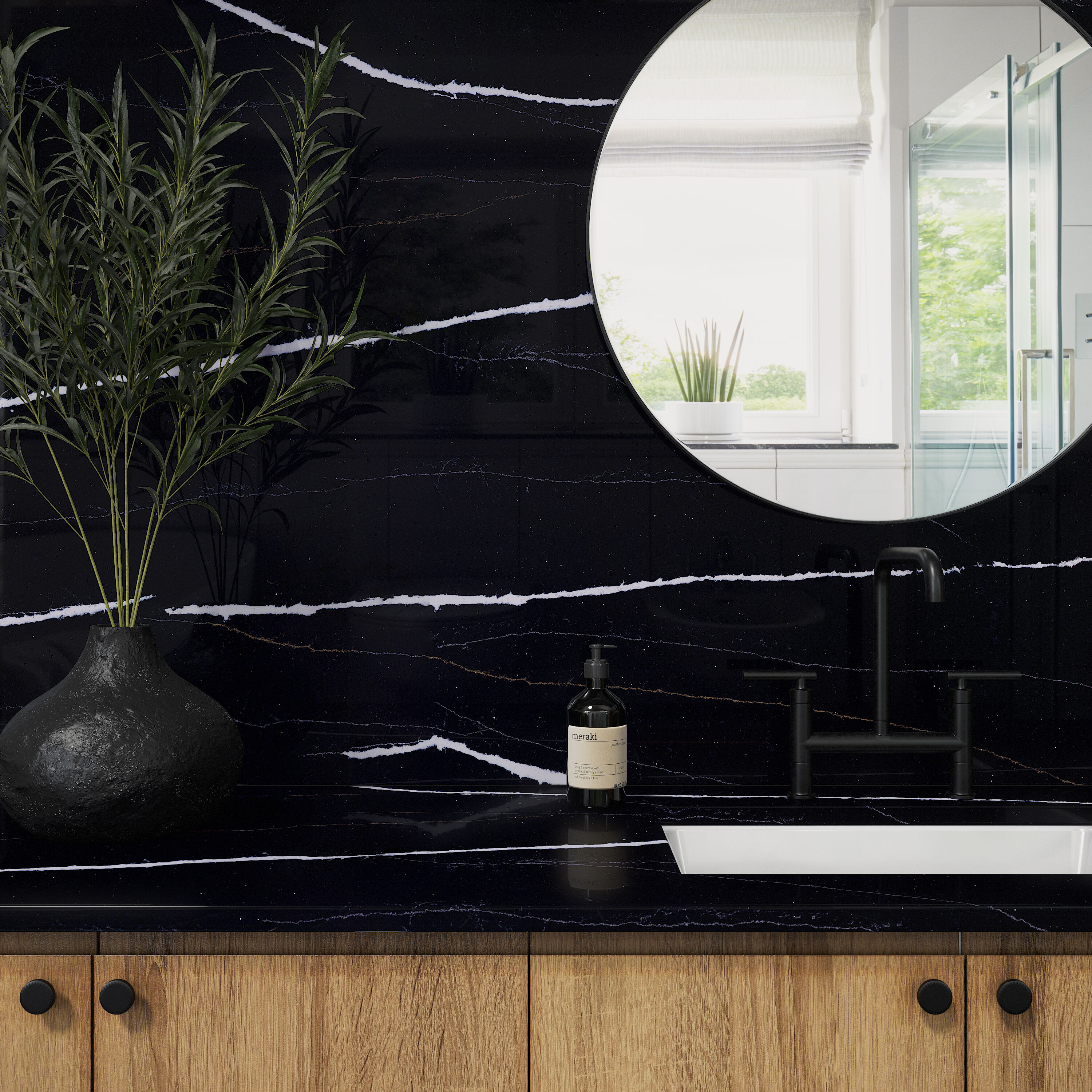 ONE Quartz OQ76SLBM11/4X1L Countertop-Samples - View #5