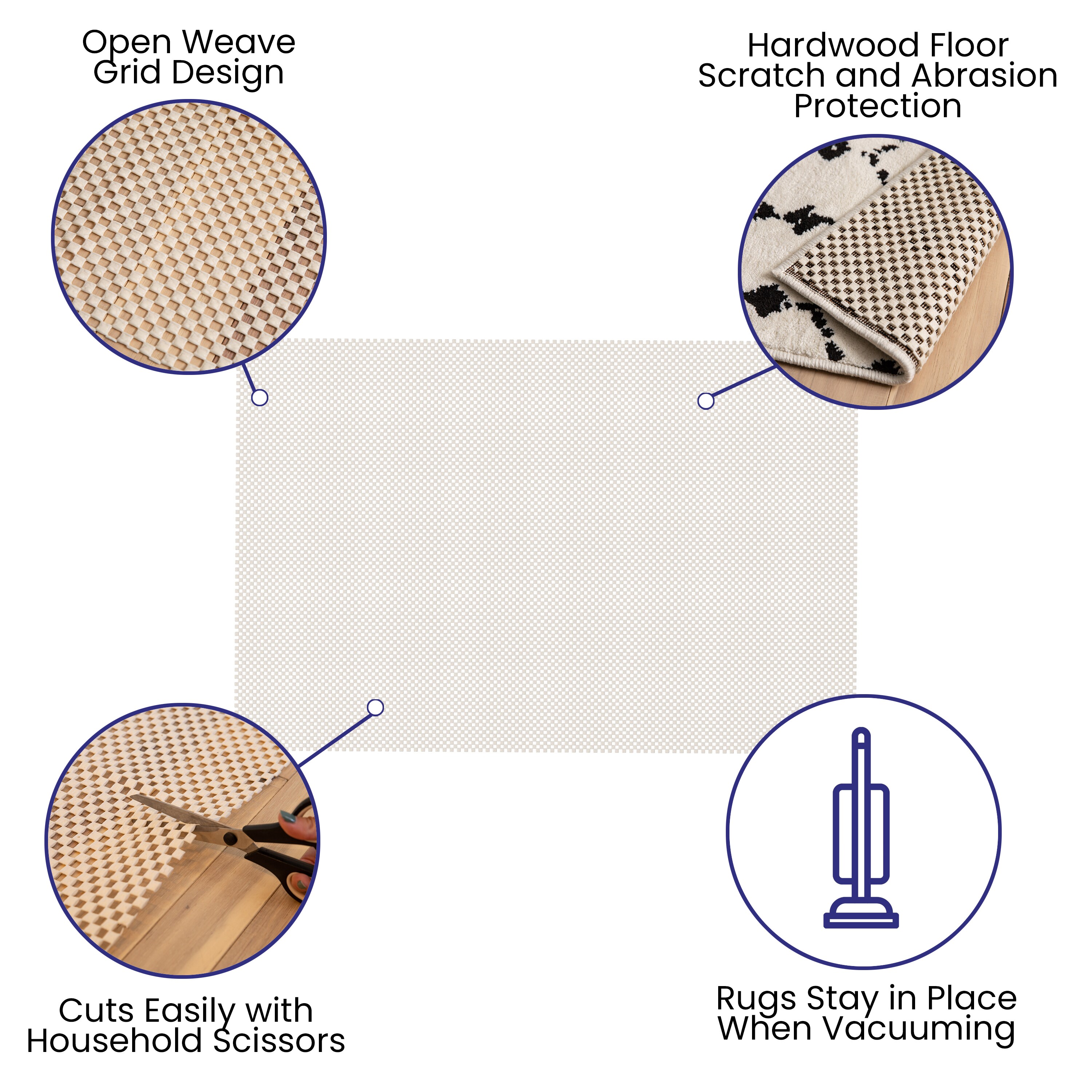 Flash Furniture 889142998457 Rug-Pad - View #4