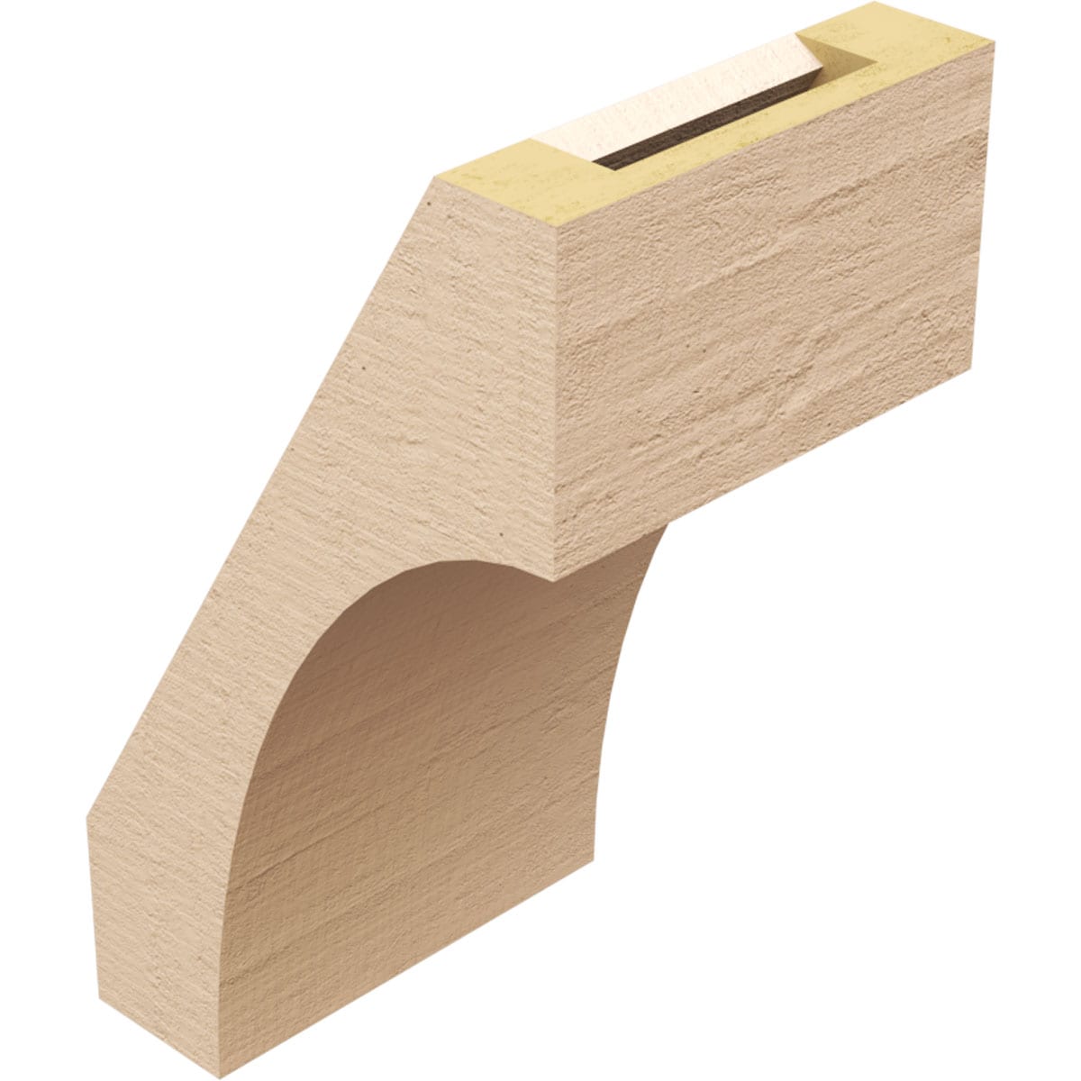 Ekena Millwork BRCUR05X06X10WTLRCPR braces - View #6